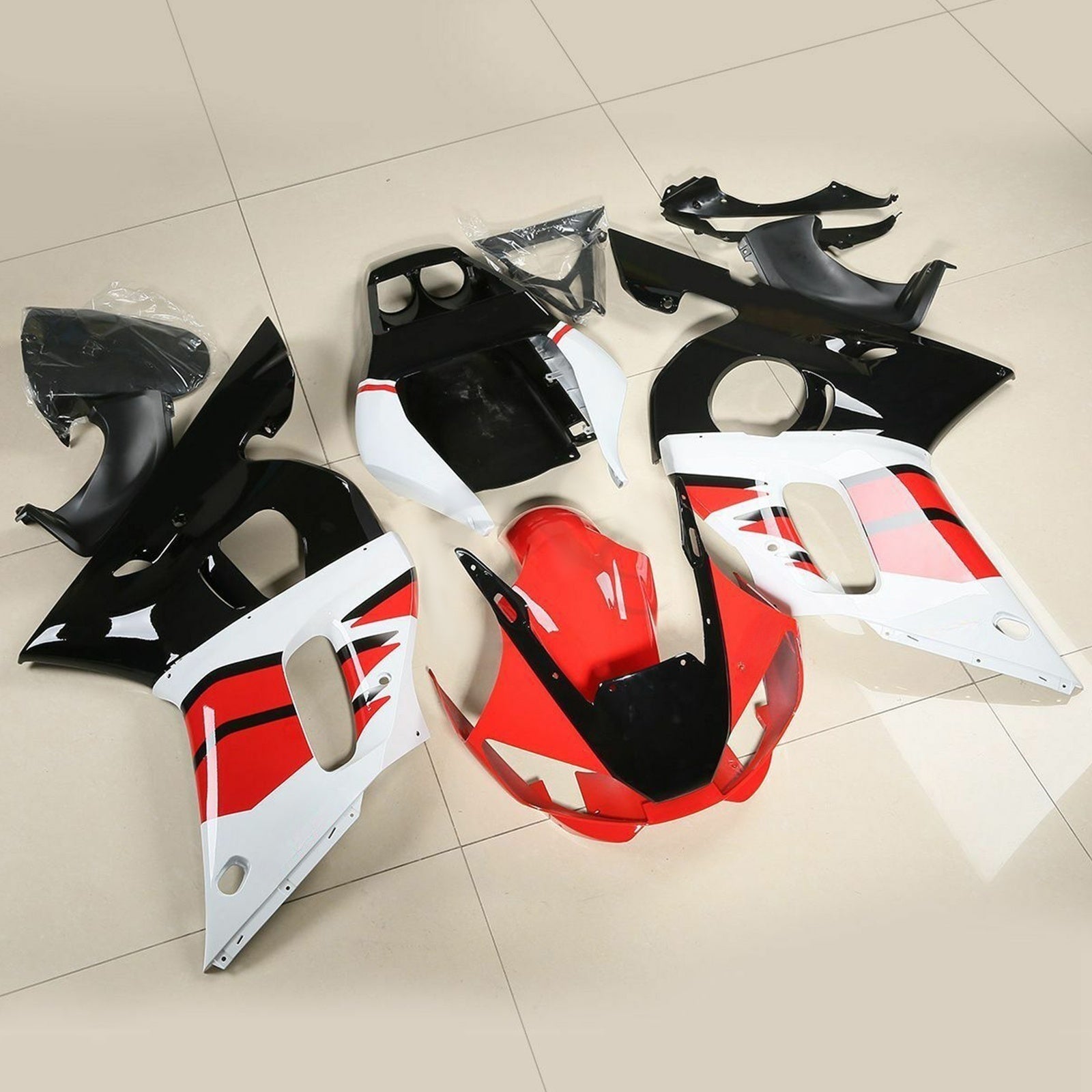 Fairing Kit For YAMAHA YZF R6 1998-2002 2001 2000 Red White Black Generic