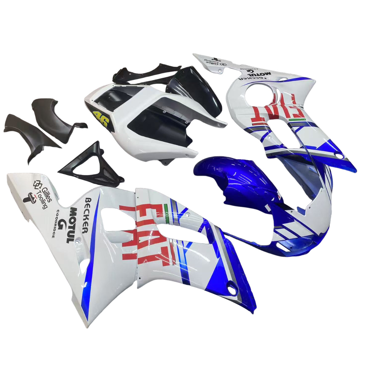Yamaha YZF 600 R6 1998-2002 Fairing Kit Bodywork Plastic ABS