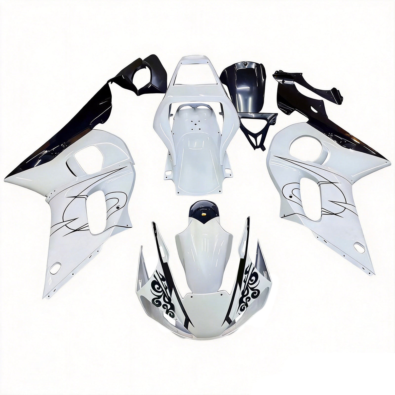 Yamaha YZF 600 R6 1998-2002 Fairing Kit Bodywork Plastic ABS