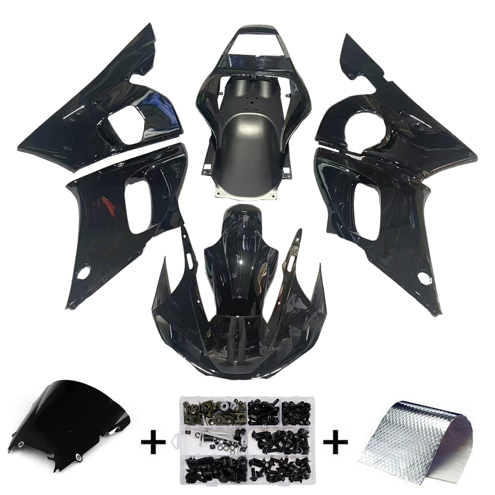 Yamaha YZF 600 R6 1998-2002 Fairing Kit Bodywork Plastic ABS
