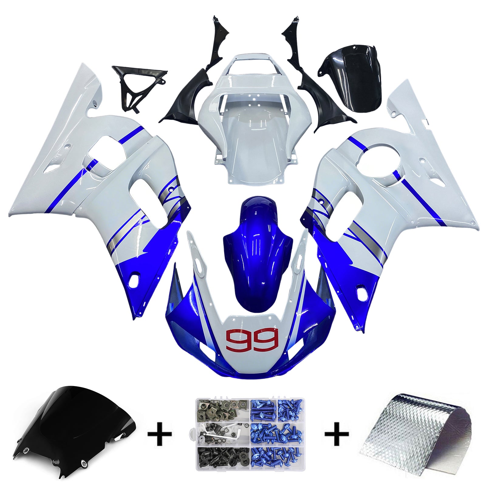 Fairing Kit For Yamaha YZF 600 R6 1998-2002 Generic