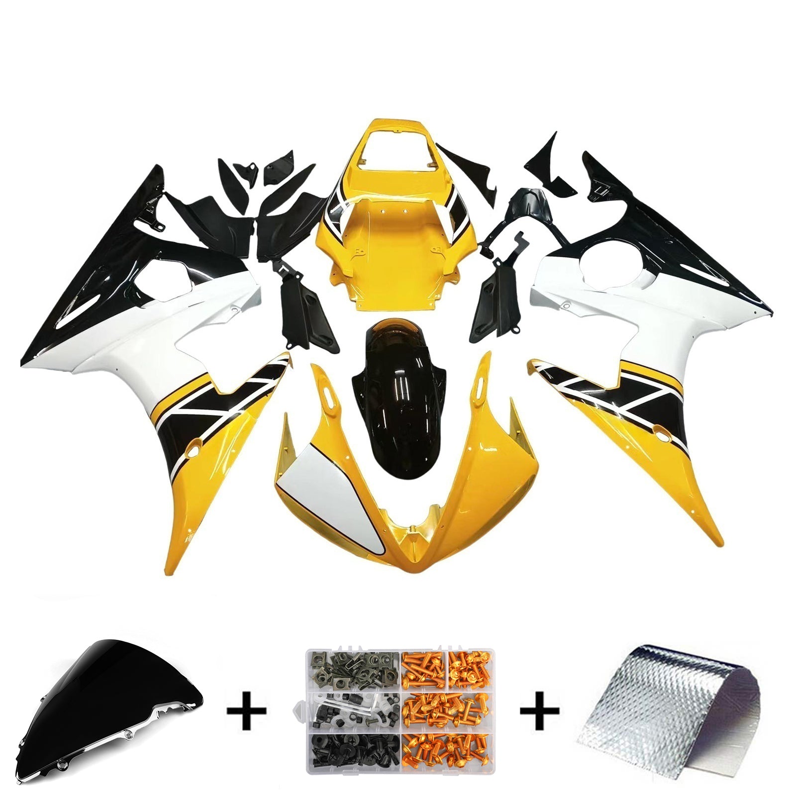 Injection Fairing Kit Bodywork For Yamaha YZF 600 R6 2003-2004 R6S 2006-2009