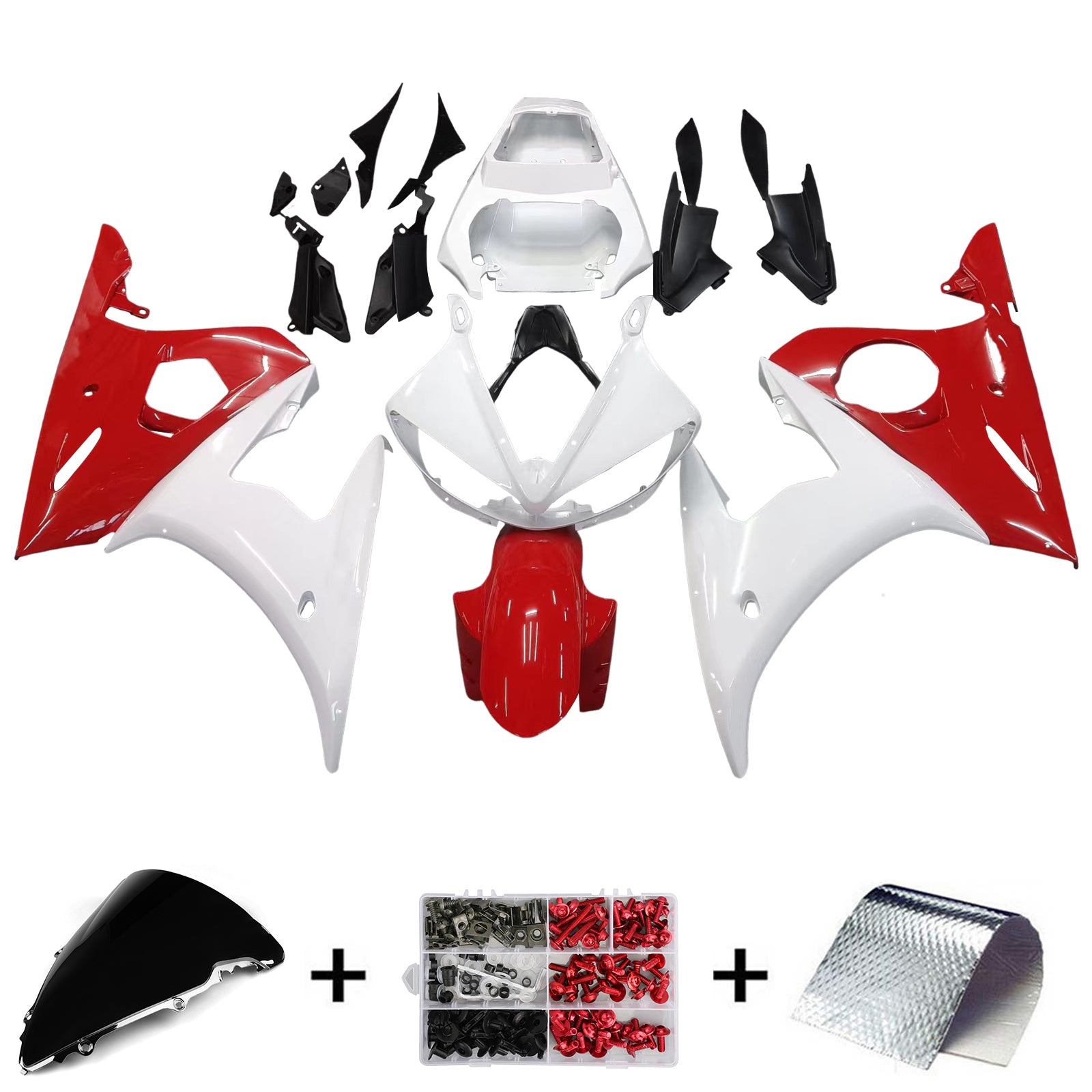 Injection Fairing Kit Bodywork For 2003-2004 Yamaha R6 & 2006-2009 YZF R6S