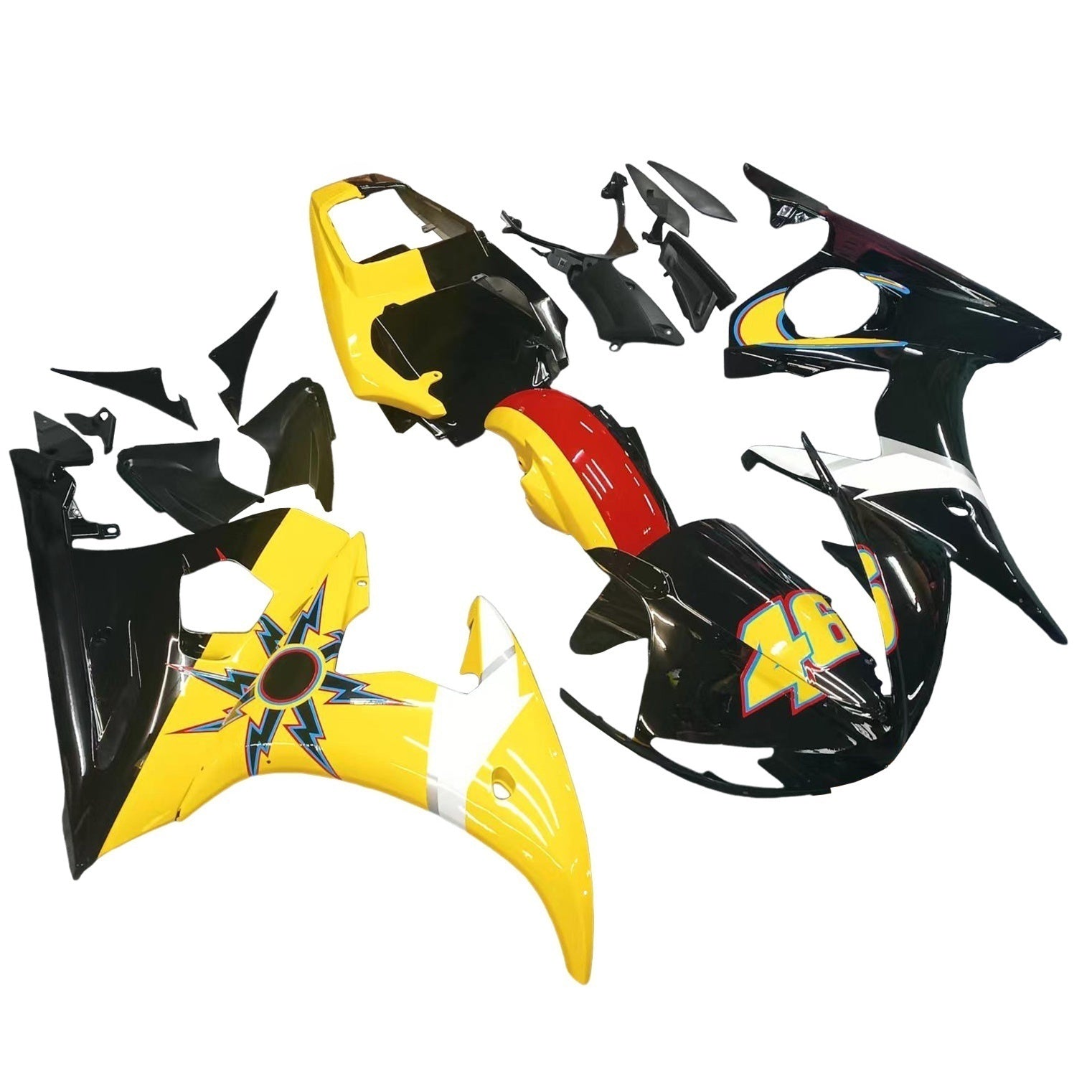 Injection Fairing Kit Bodywork For Yamaha YZF 600 R6 2003-2004 R6S 2006-2009