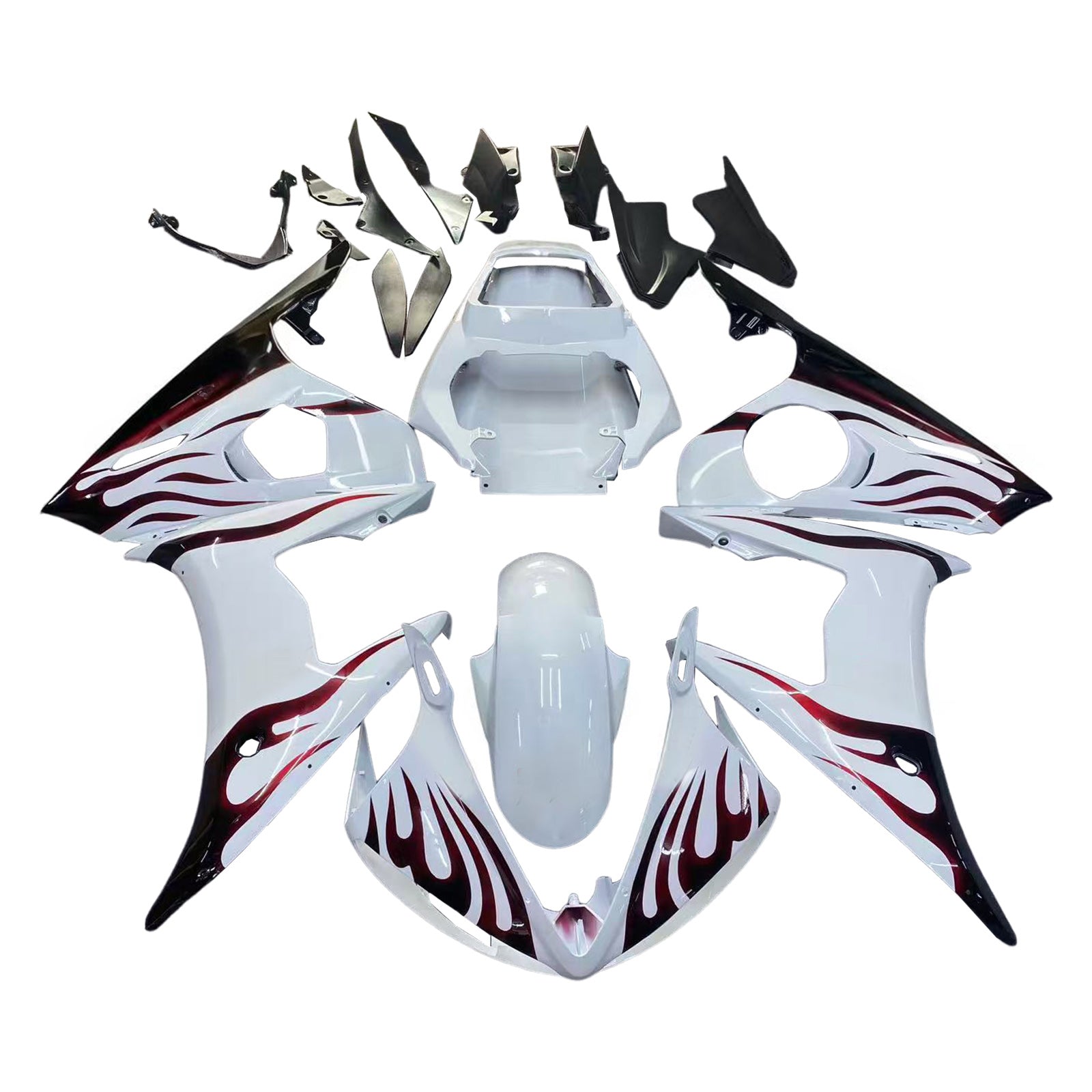 Injection Fairing Kit Bodywork For Yamaha YZF 600 R6 2003-2004 R6S 2006-2009