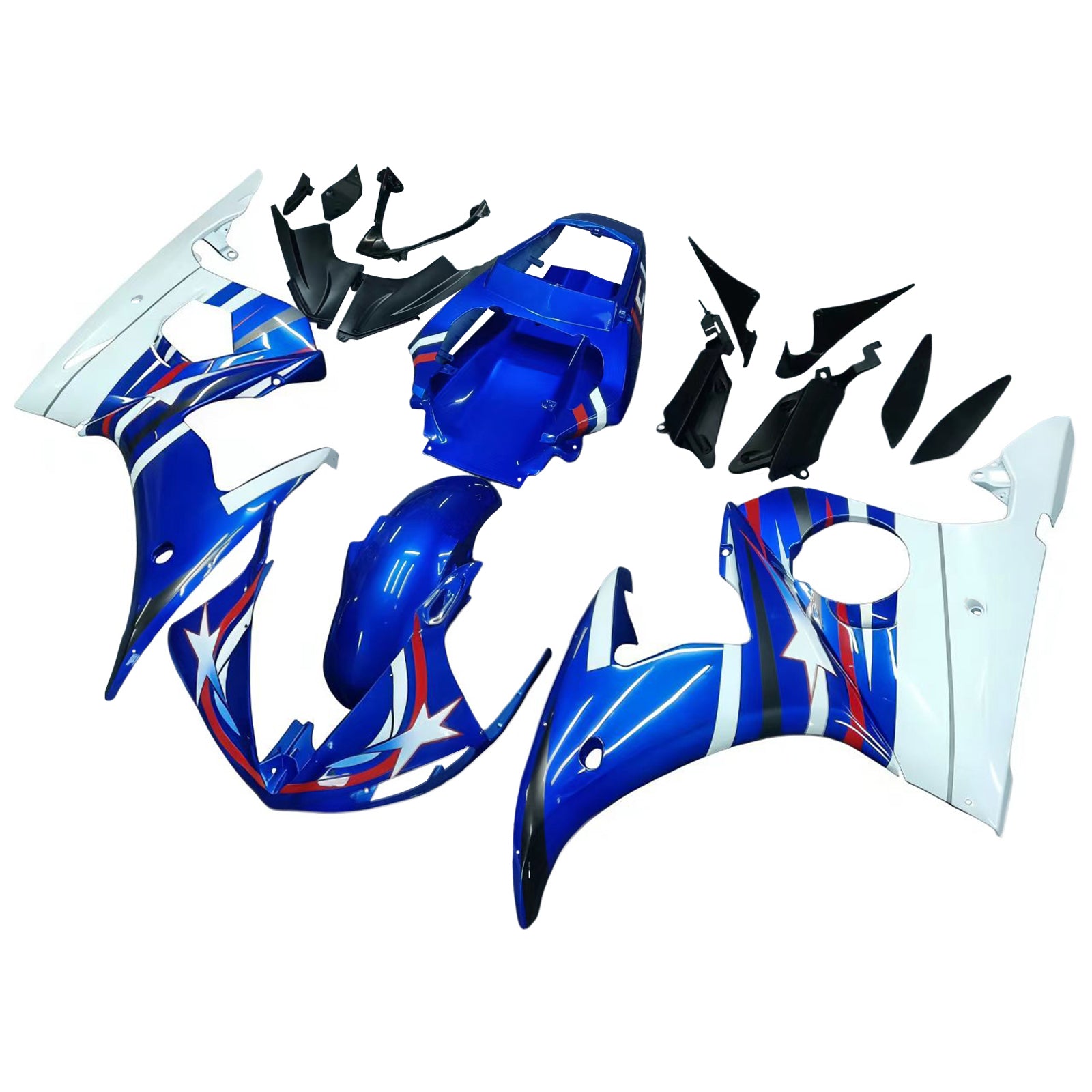 Injection Fairing Kit Bodywork For 2003-2004 Yamaha R6 & 2006-2009 YZF R6S