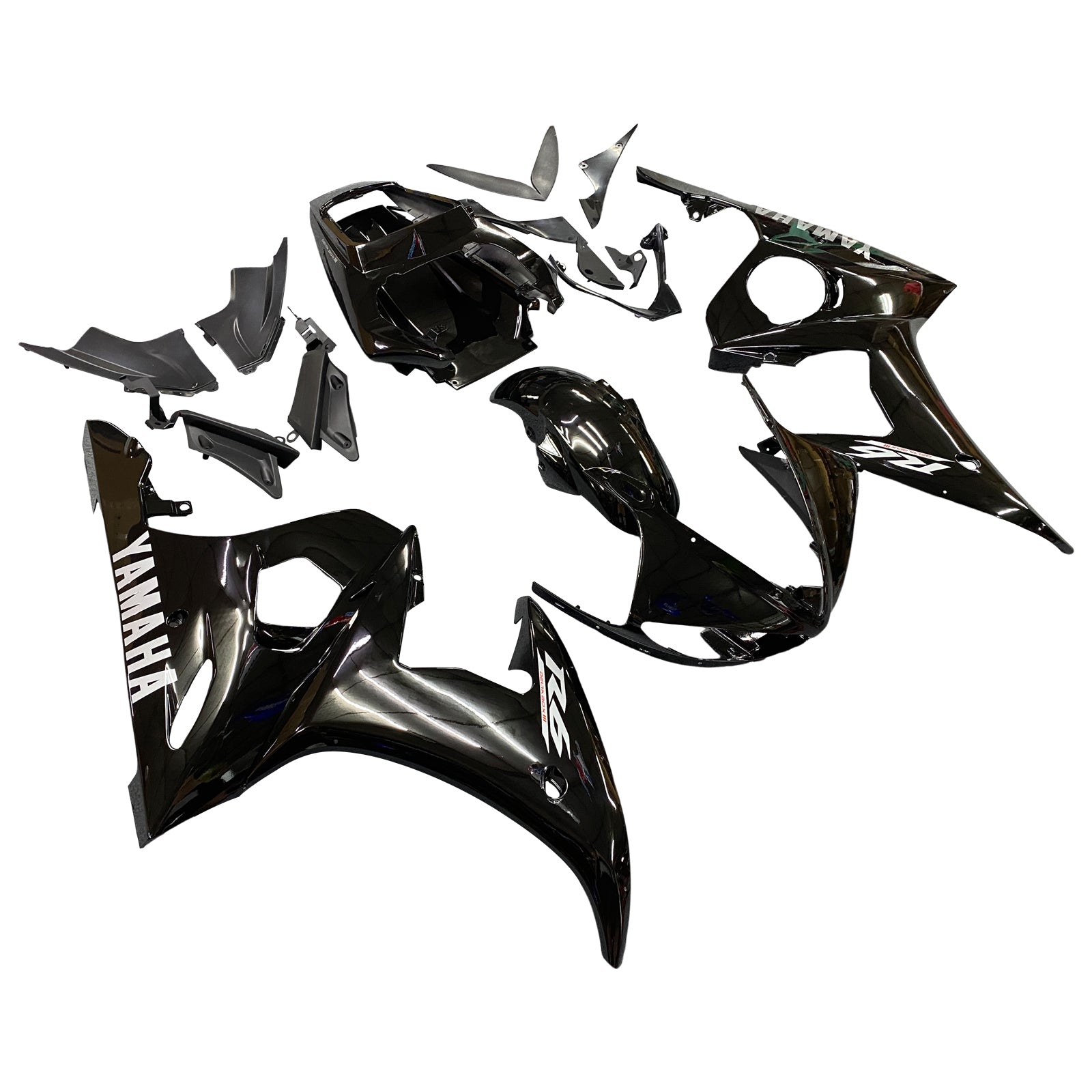 Fairings 2003-2004 Yamaha YZF-R6 Black R6 Generic