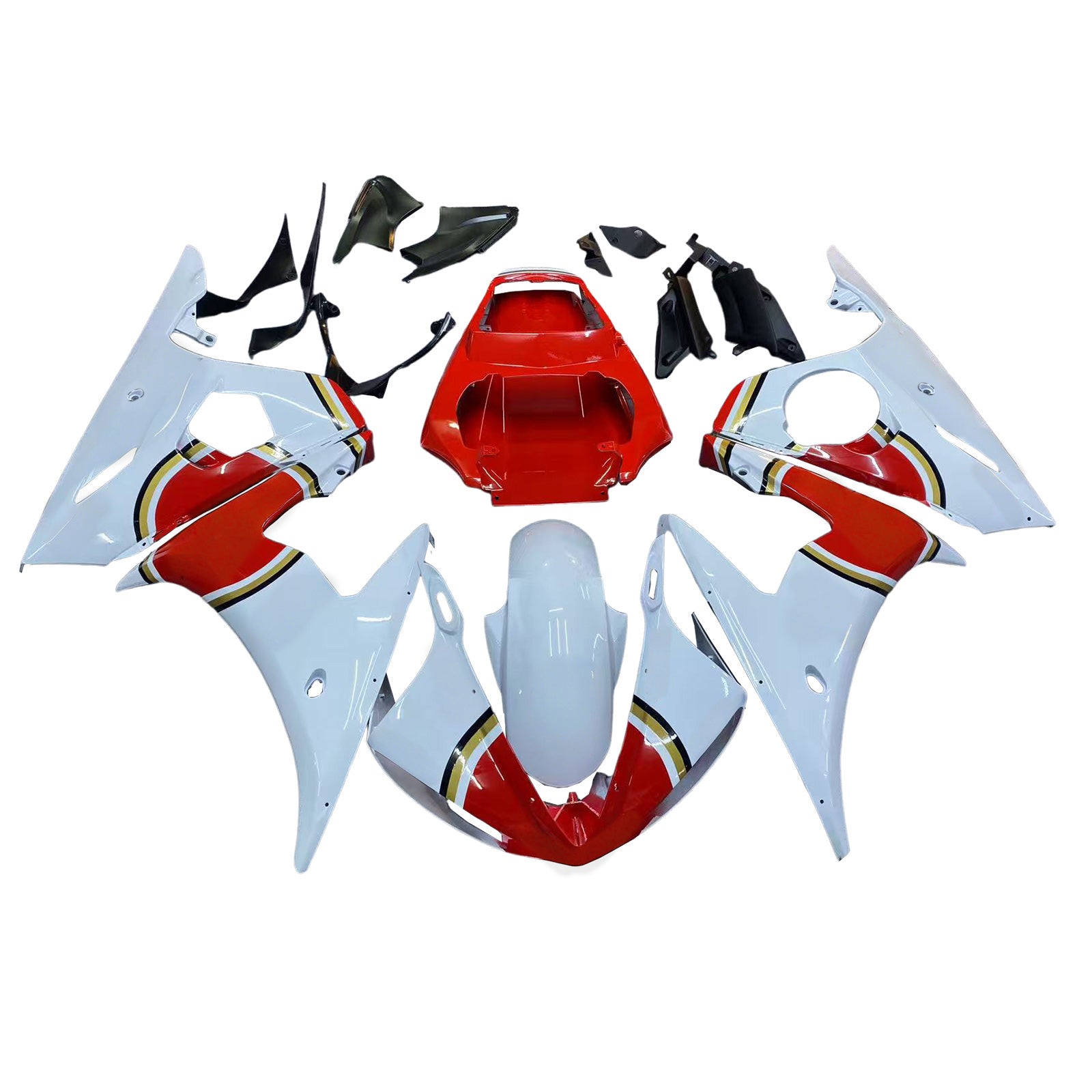 Injection Fairing Kit Bodywork For Yamaha YZF 600 R6 2003-2004 R6S 2006-2009