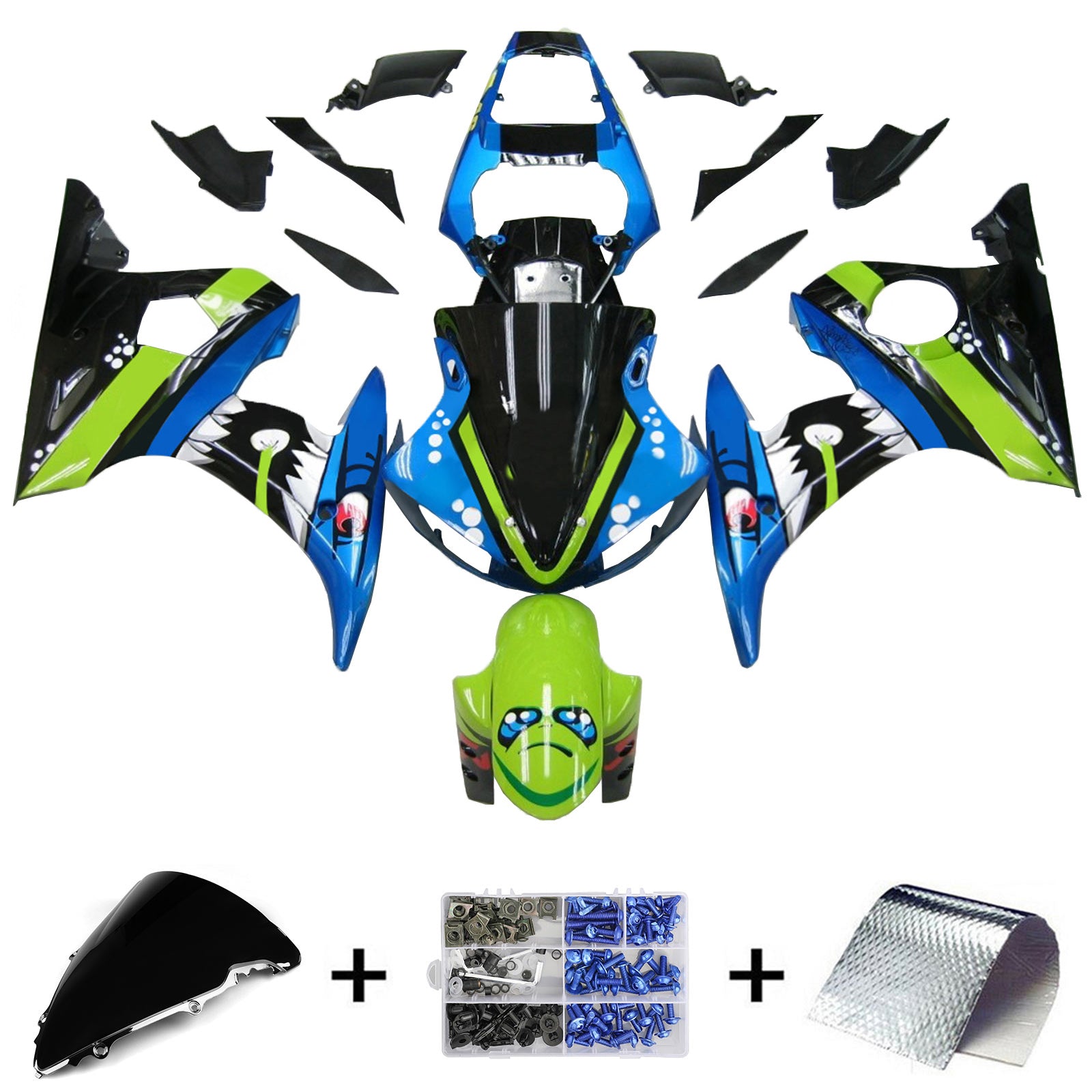 Kit de carenado para Yamaha YZF 600 R6 2003-2004 R6S 2006-2009
