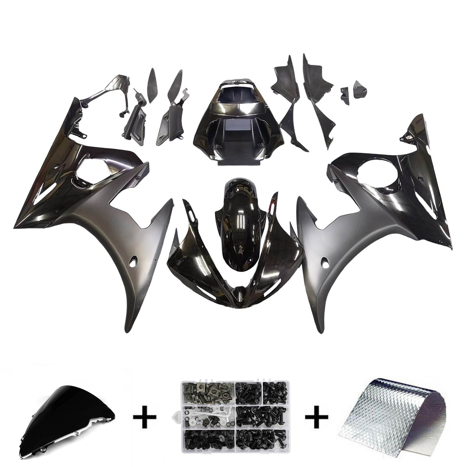 Injection Fairing Kit Bodywork Plastic ABS fit For Yamaha YZF 600 R6 2005