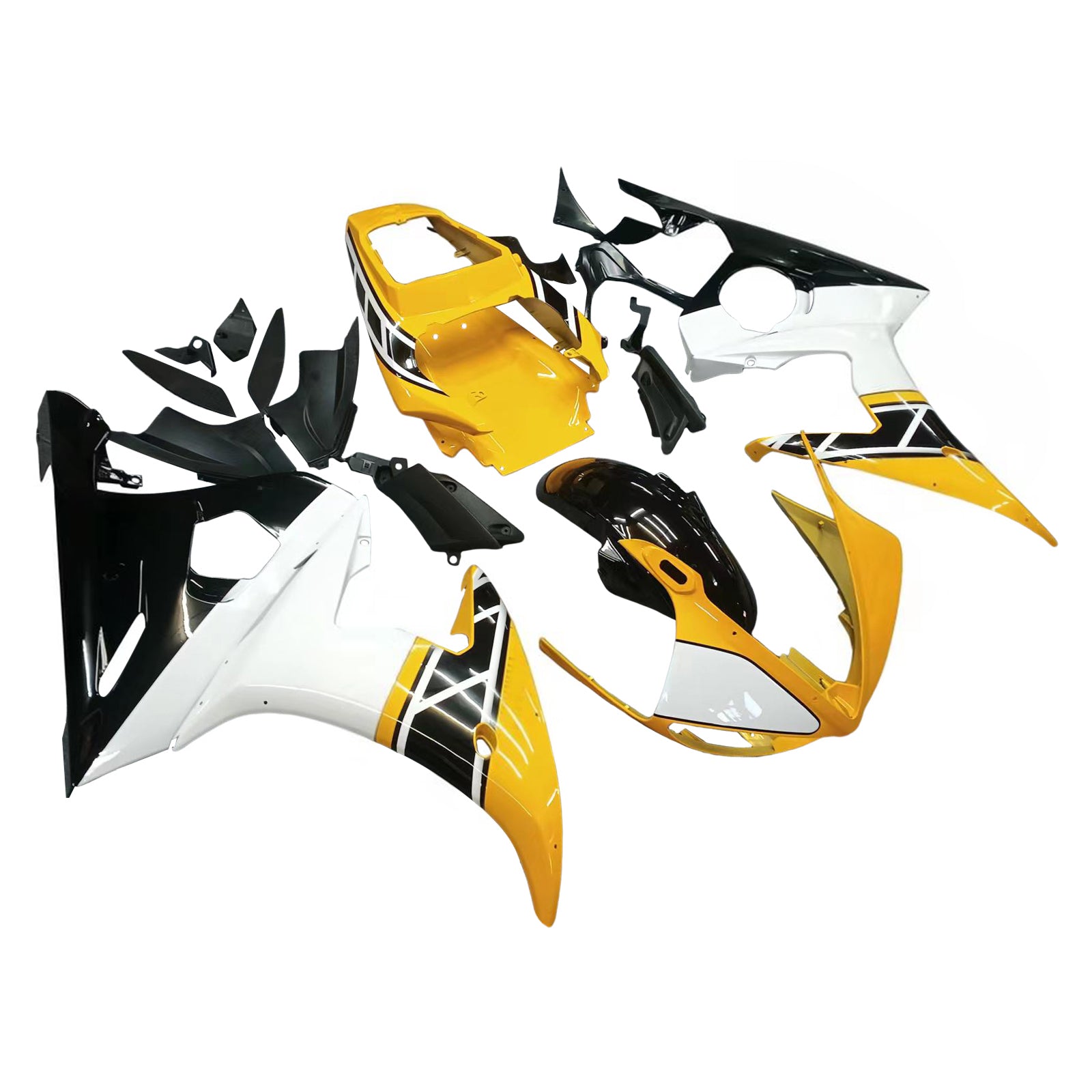 Injection Fairing Kit Bodywork Plastic ABS fit For Yamaha YZF 600 R6 2005