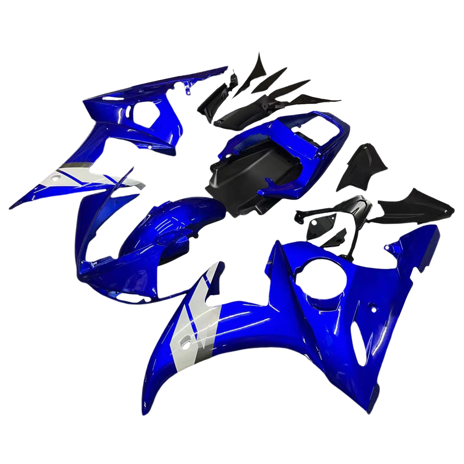 Injection Fairing Kit Bodywork Plastic ABS fit For Yamaha YZF 600 R6 2005