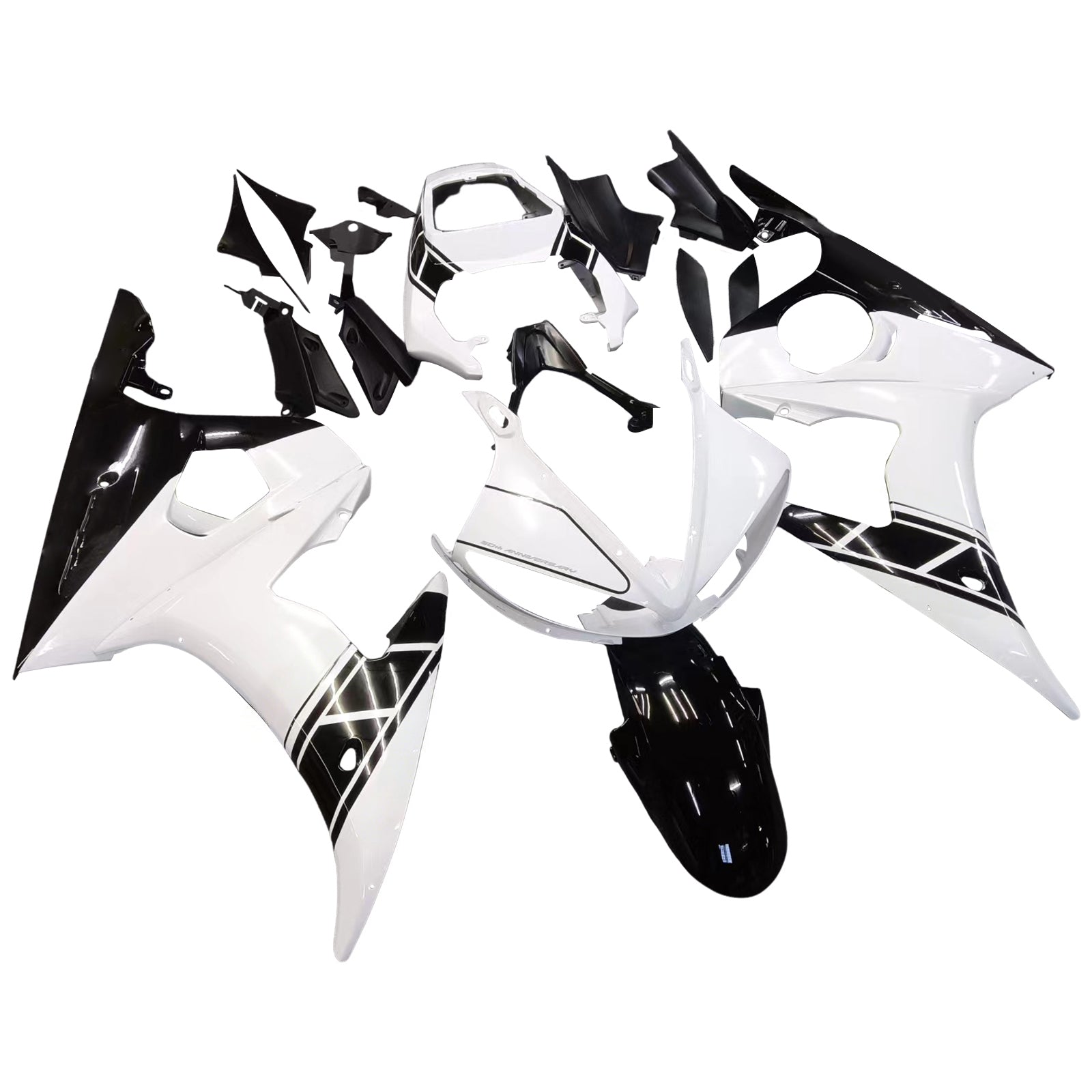 Injection Fairing Kit Bodywork Plastic ABS fit For Yamaha YZF 600 R6 2005
