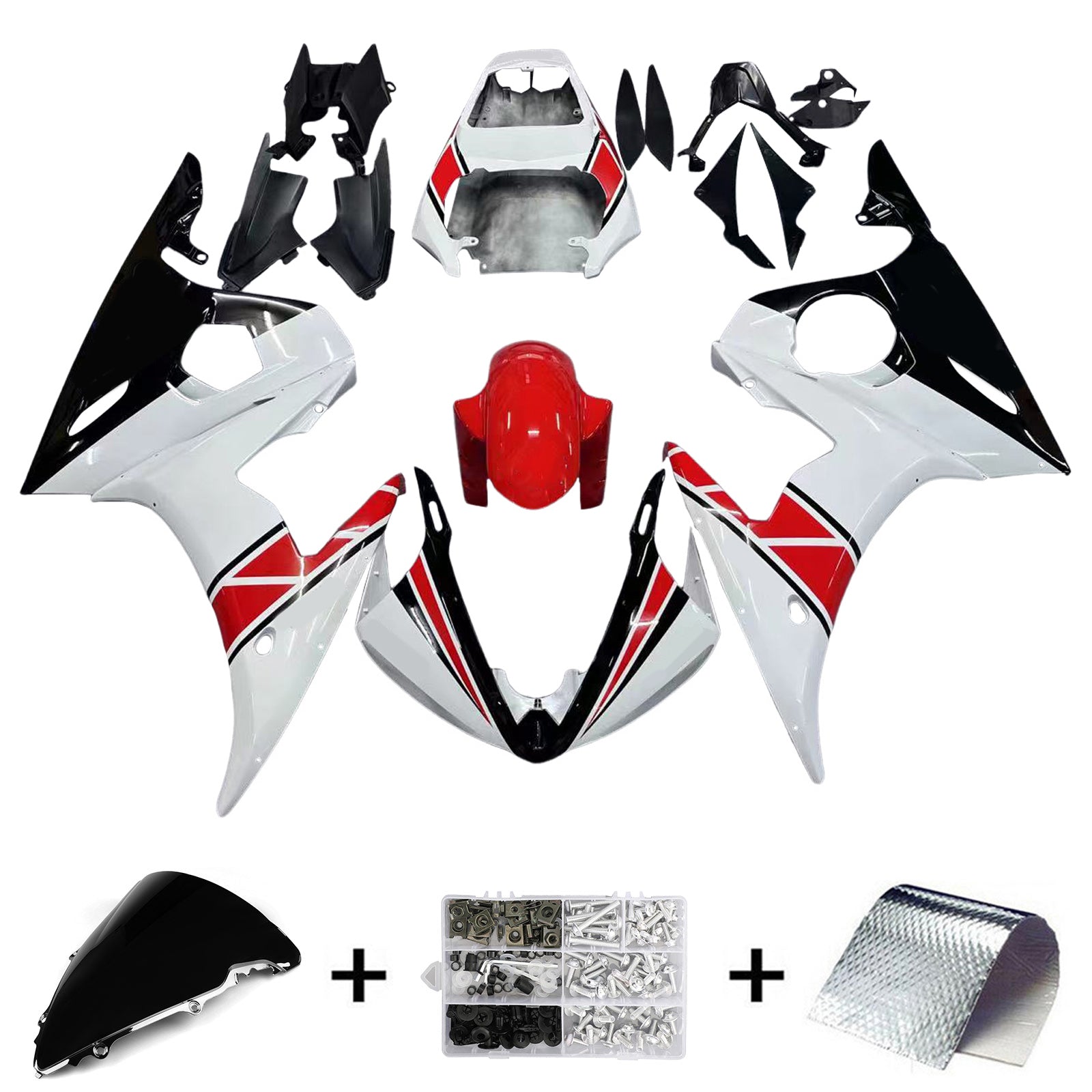 Kit Carenado Para Yamaha YZF 600 R6 2005 Genérico