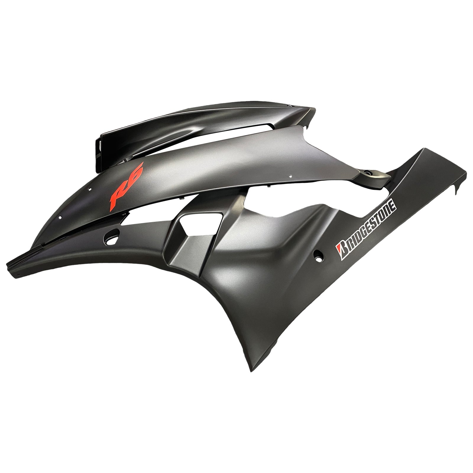 Carenados 2006-2007 Yamaha YZF-R6 Negro Mate Bridgestone R6 Genérico