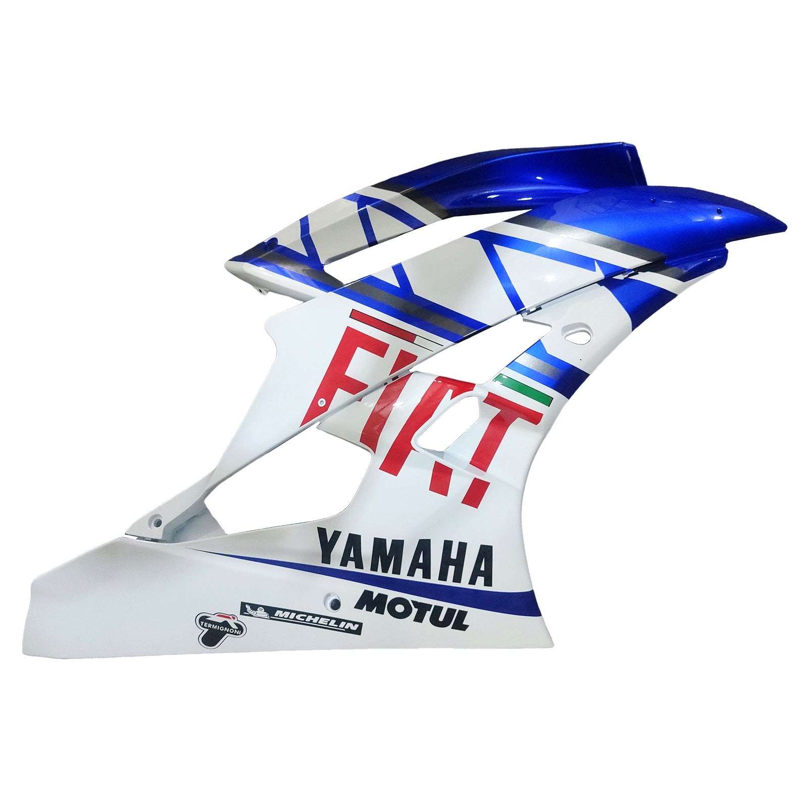 Fairings 2006-2007 Yamaha YZF-R6 White Blue No.46 FIAT R6 Generic