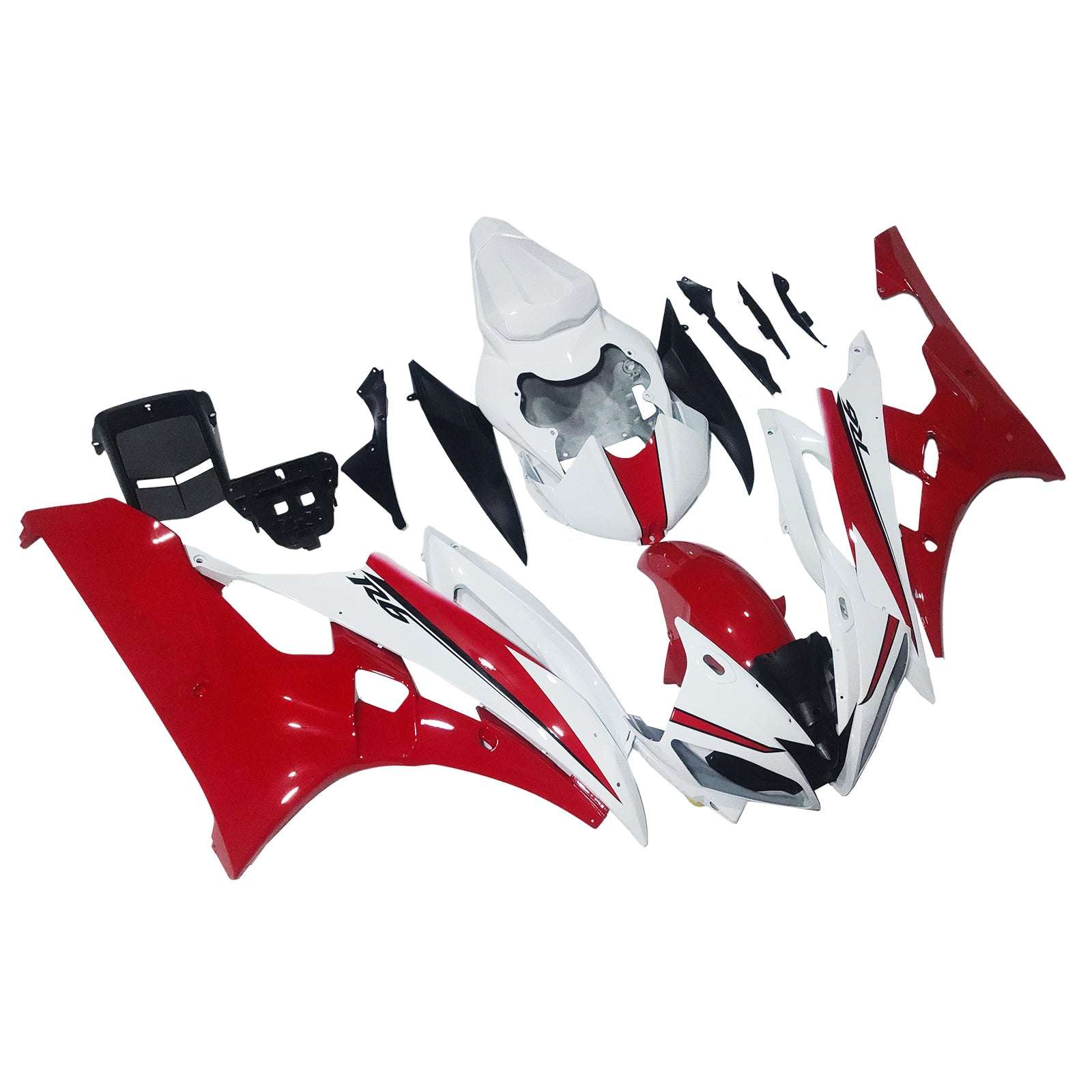 Fairings 2006-2007 Yamaha YZF-R6 White Red Michelin R6 Generic