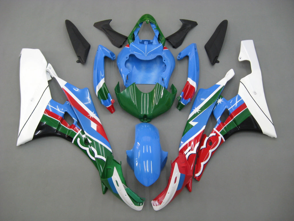 페어링 2006-2007 야마하 YZF-R6 레드 블랙 R6 제네릭