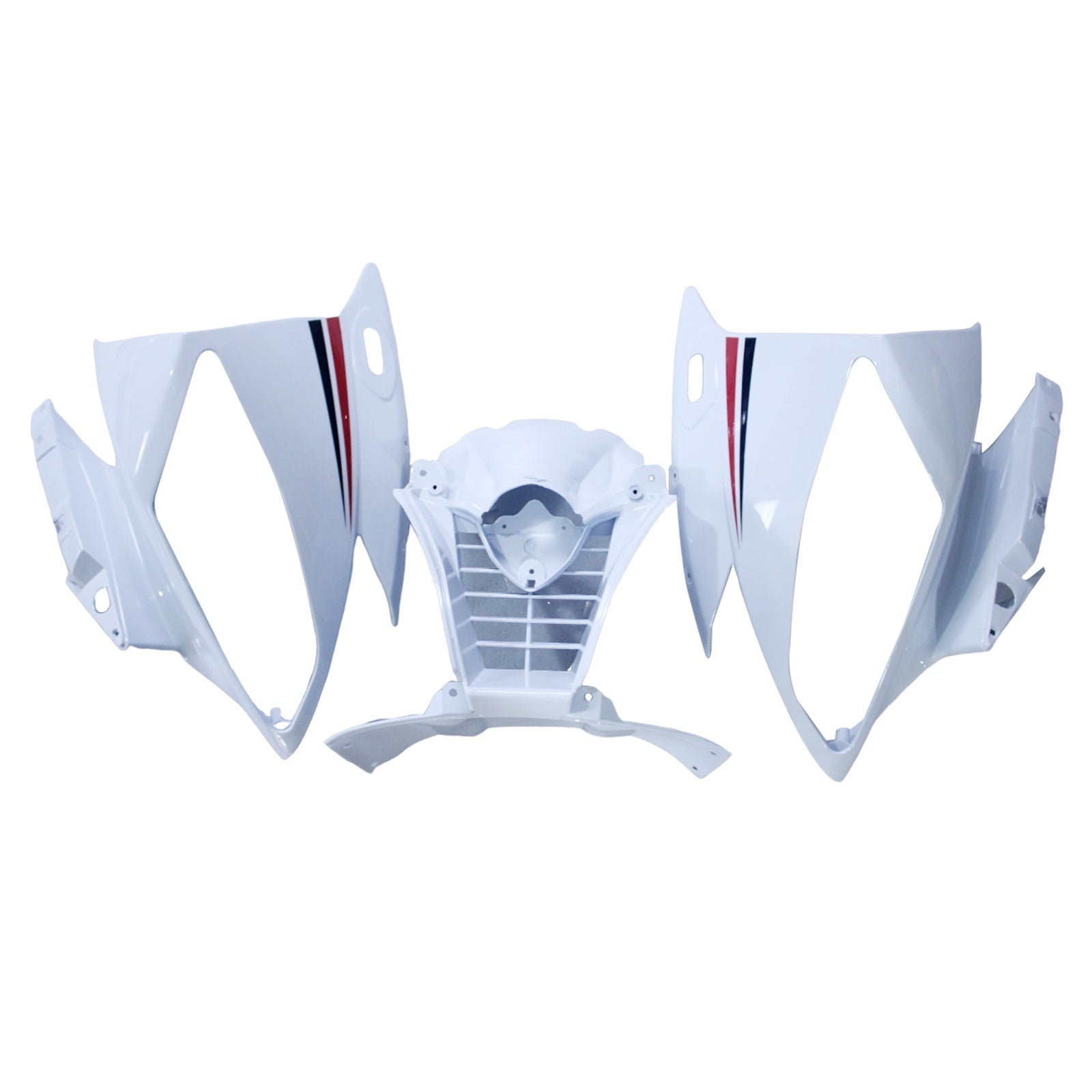 페어링 2006-2007 야마하 YZF-R6 화이트 레드 블랙 R6 제네릭