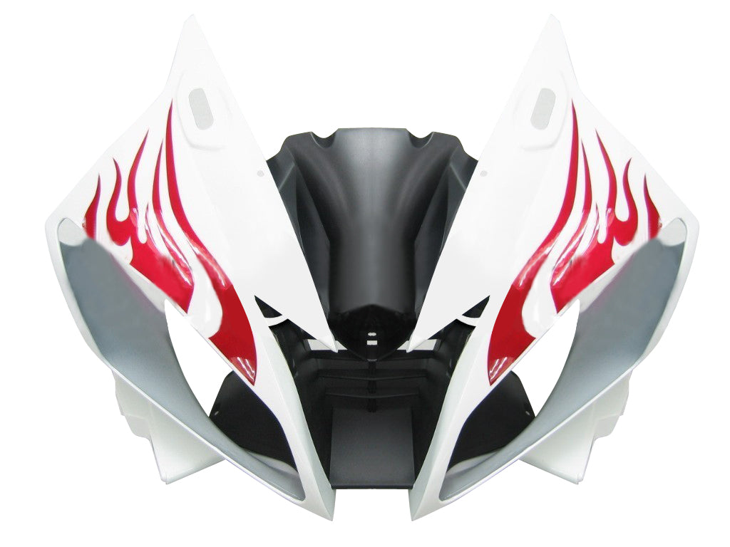페어링 2006-2007 야마하 YZF-R6 화이트 & 레드 플레임 R6 제네릭