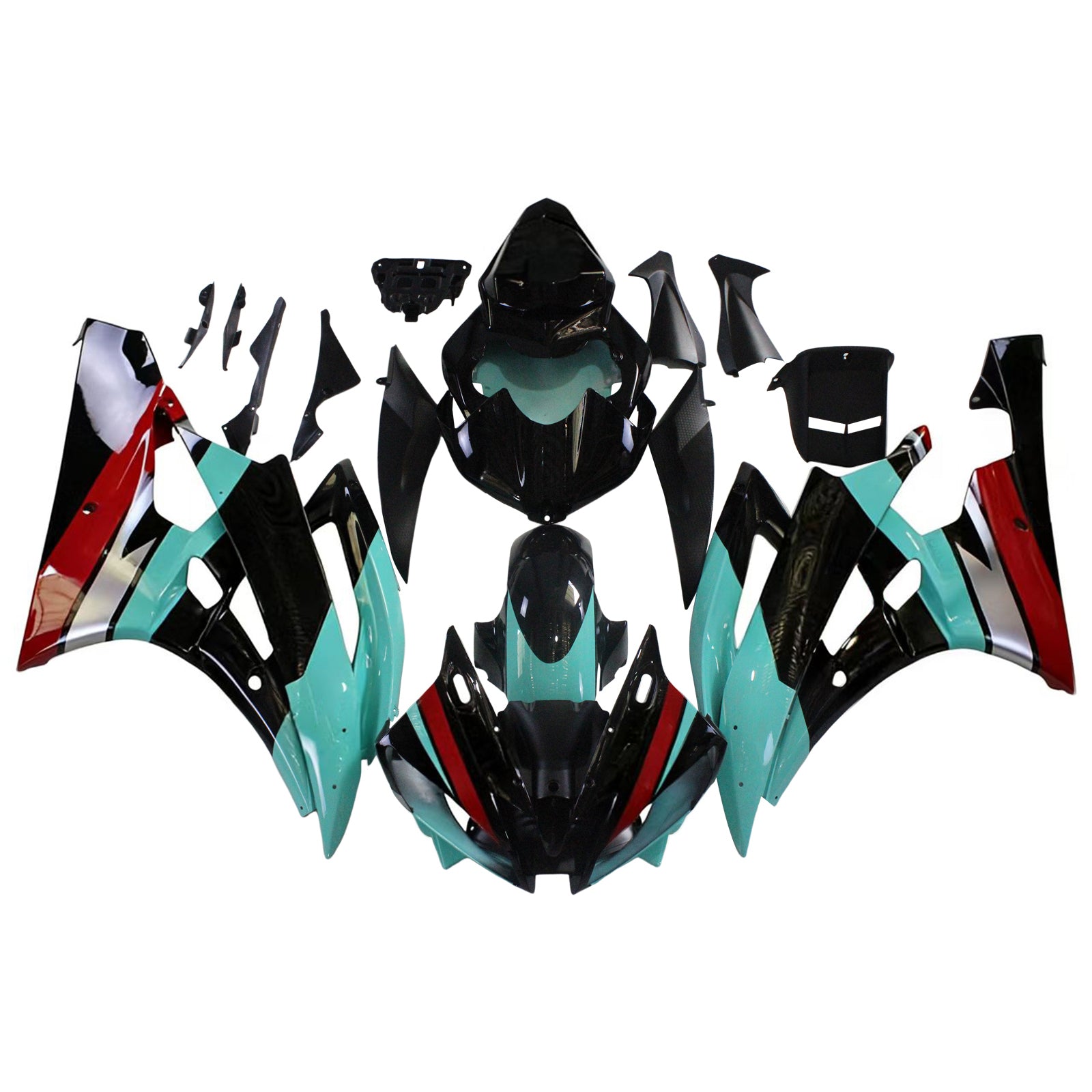 Yamaha YZF 600 R6 2006-2007 Fairing Kit Bodywork Plastic ABS