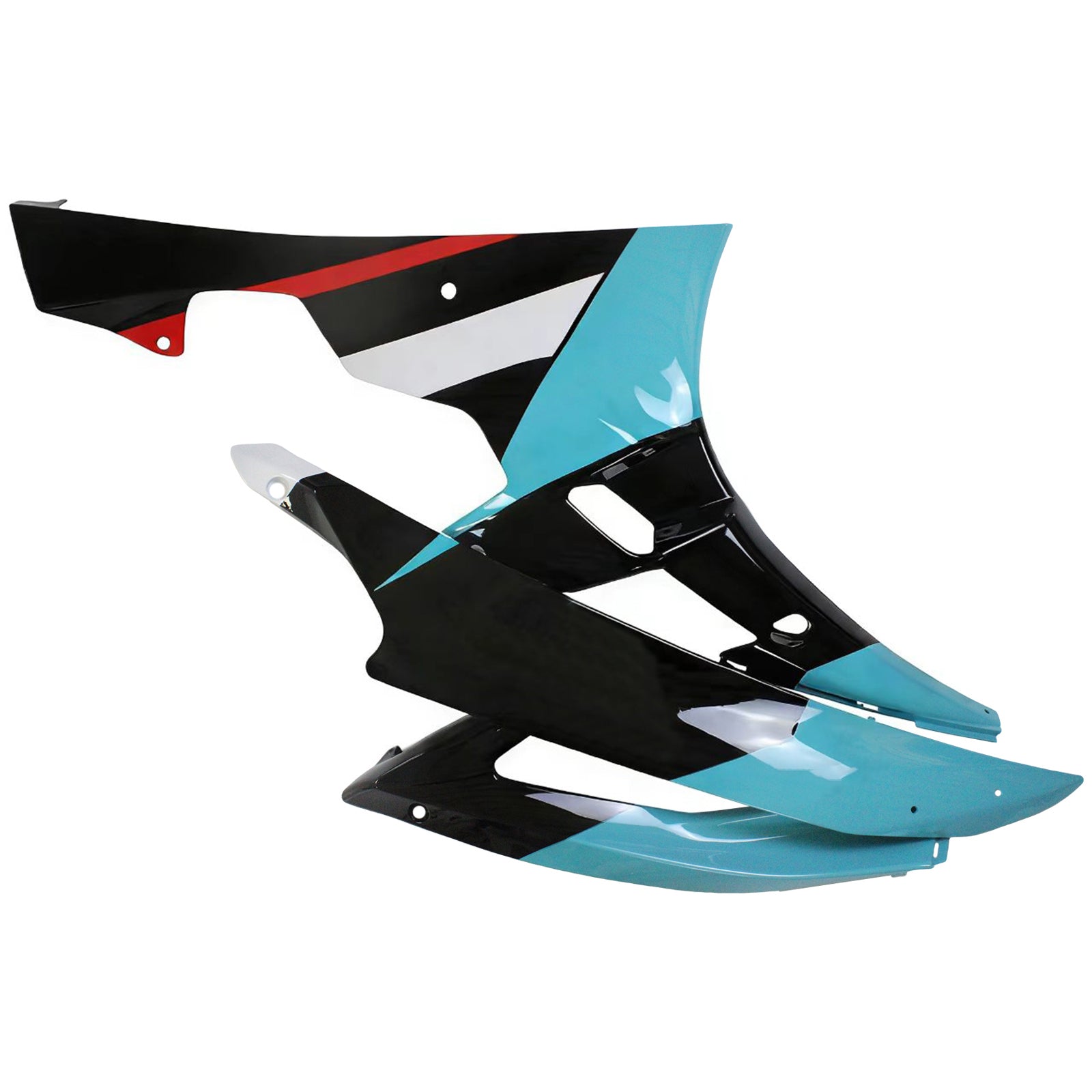 야마하 YZF 600 R6 2006-2007 페어링 키트 차체 플라스틱 ABS