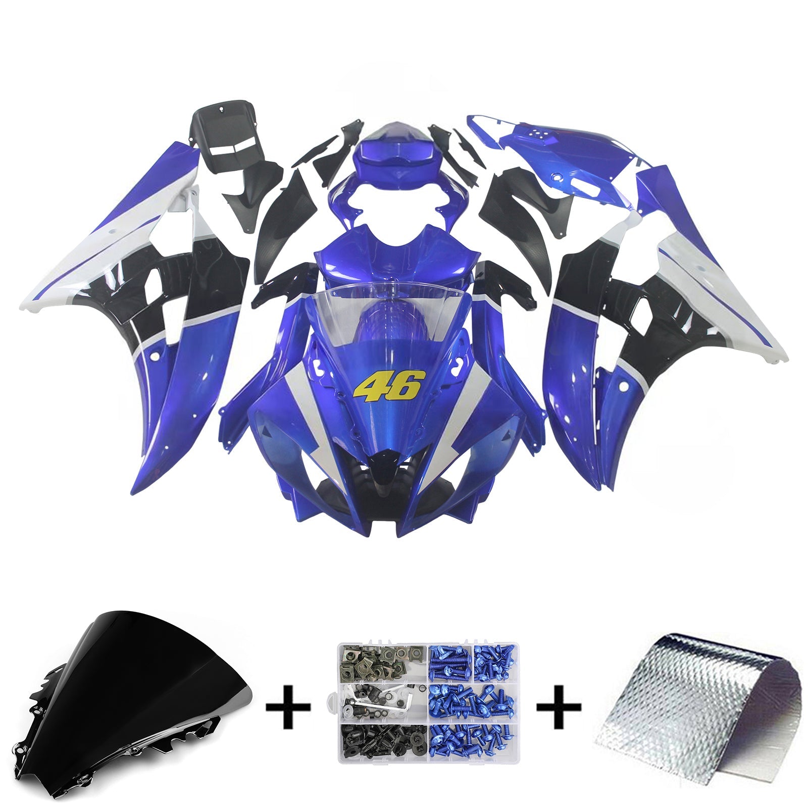 Yamaha YZF 600 R6 2006-2007 Fairing Kit Bodywork Plastic ABS
