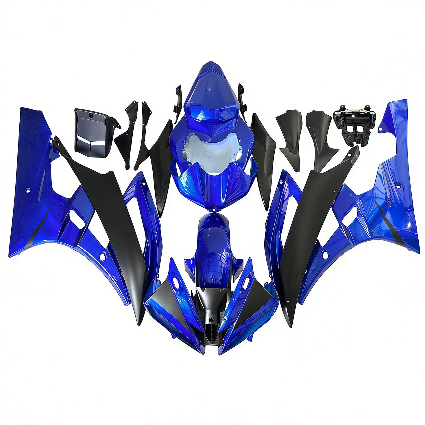 Yamaha YZF 600 R6 2006-2007 Fairing Kit Bodywork Plastic ABS