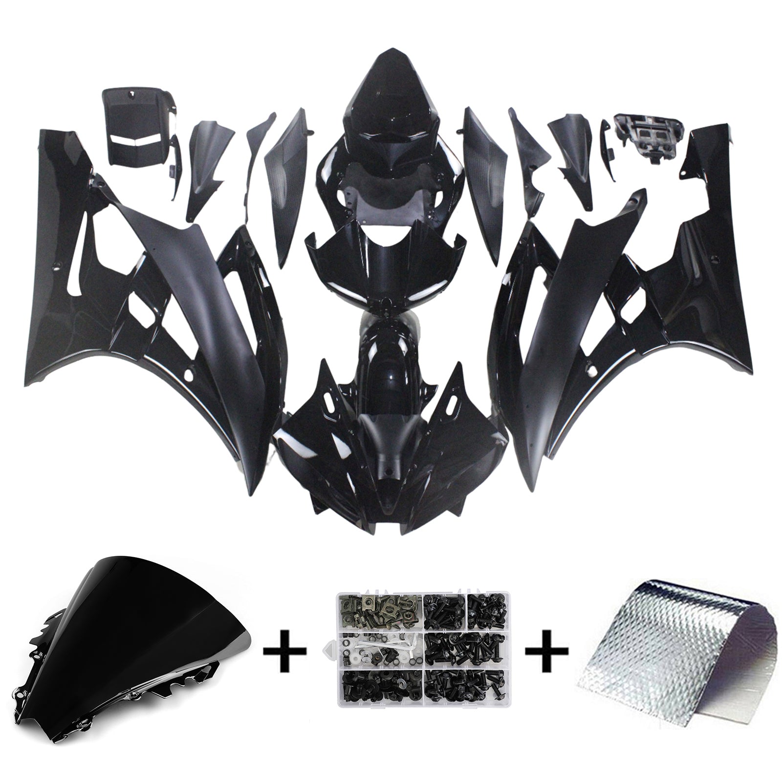 Yamaha YZF 600 R6 2006-2007 Fairing Kit Bodywork Plastic ABS