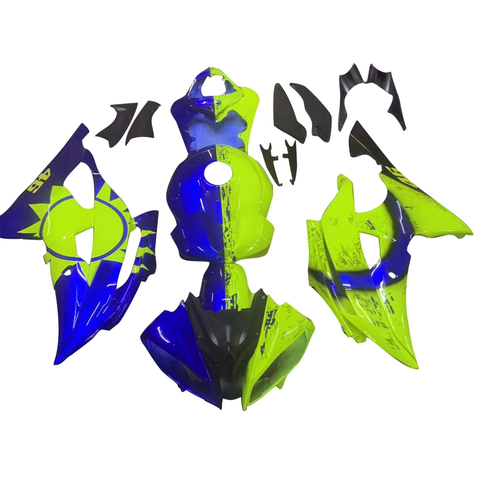Yamaha YZF 600 R6 2008-2016 Fairing Kit Bodywork Plastic ABS
