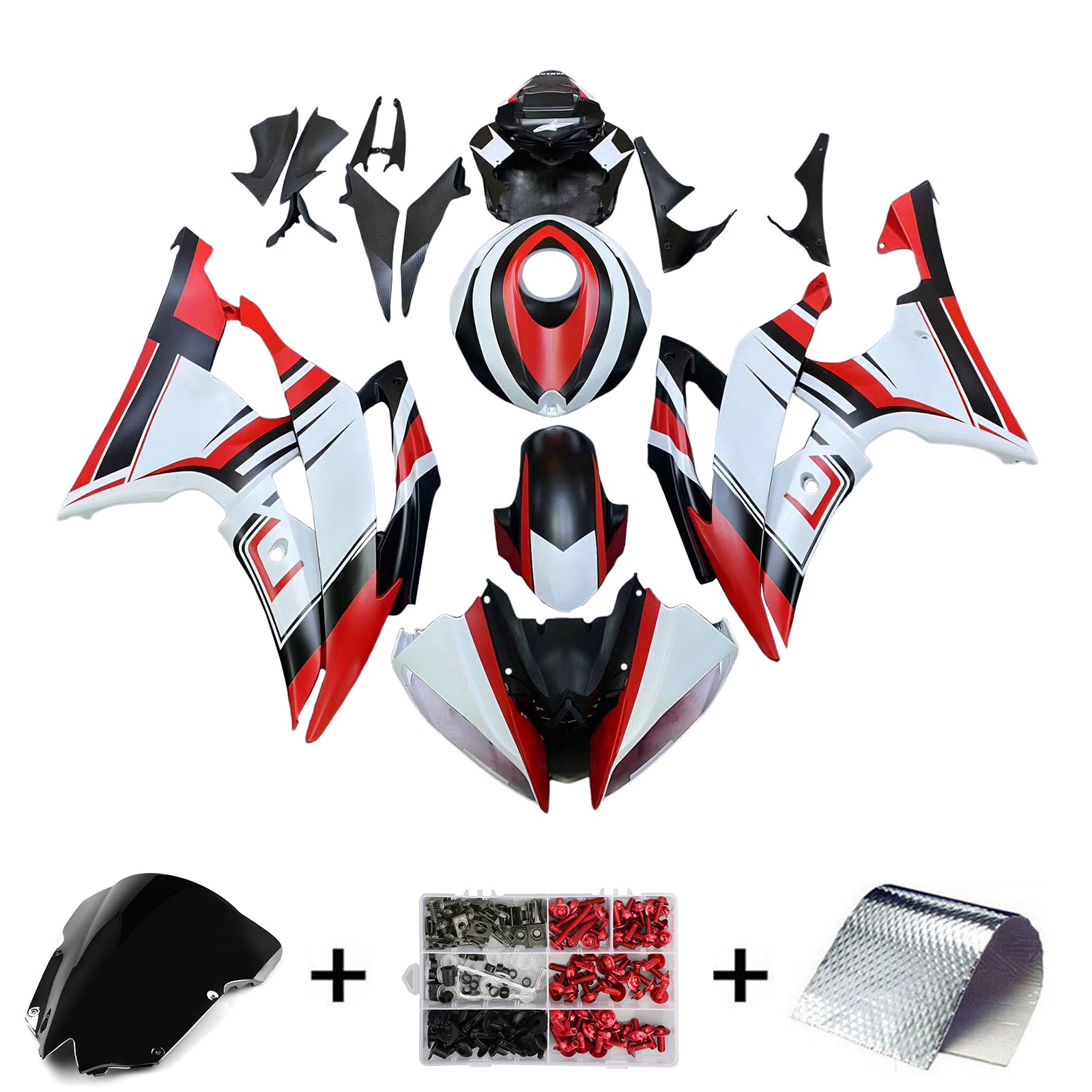 Yamaha YZF 600 R6 2008-2016 Kit Carenado Carrocería Plástico ABS