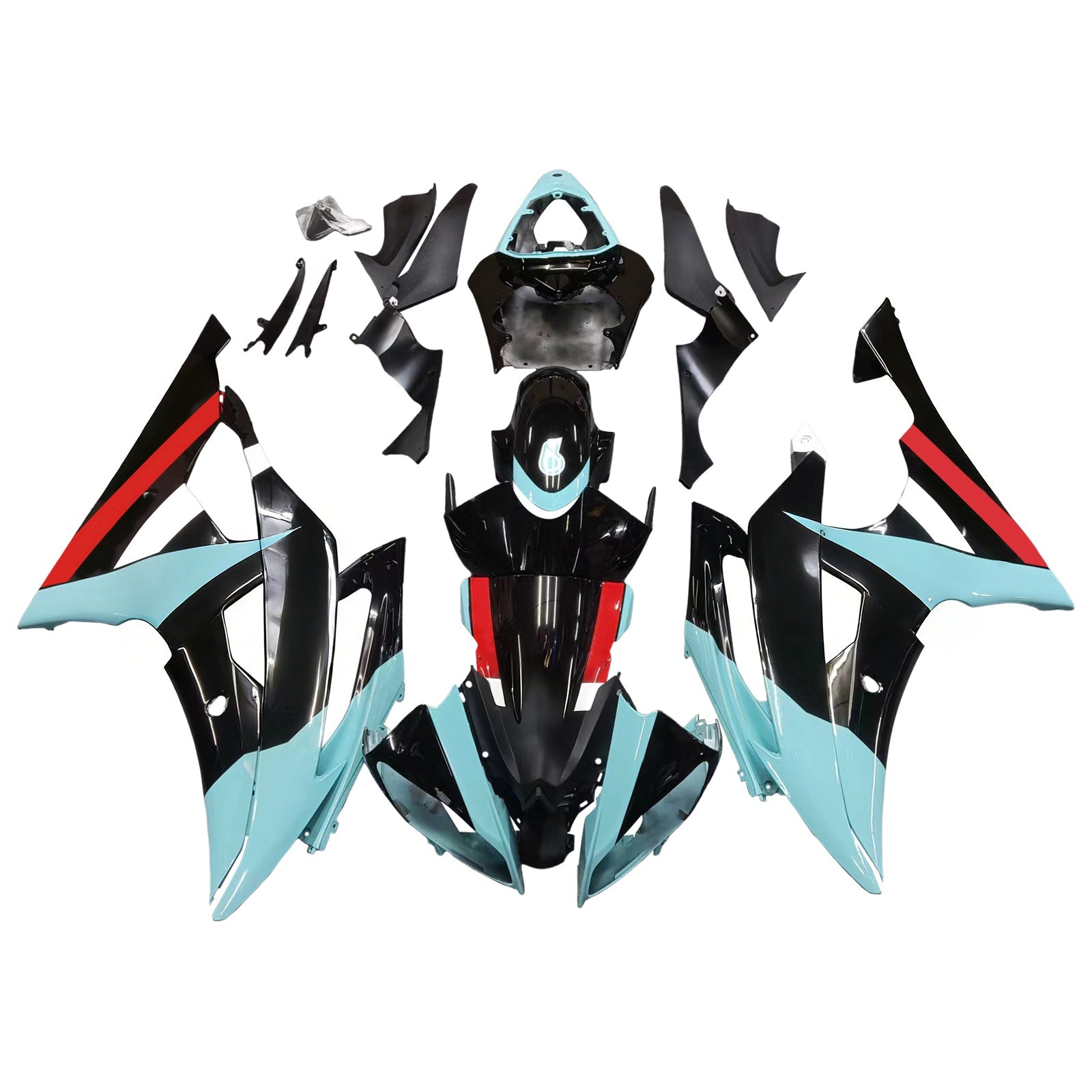 Yamaha YZF 600 R6 2008-2016 Fairing Kit Bodywork Plastic ABS