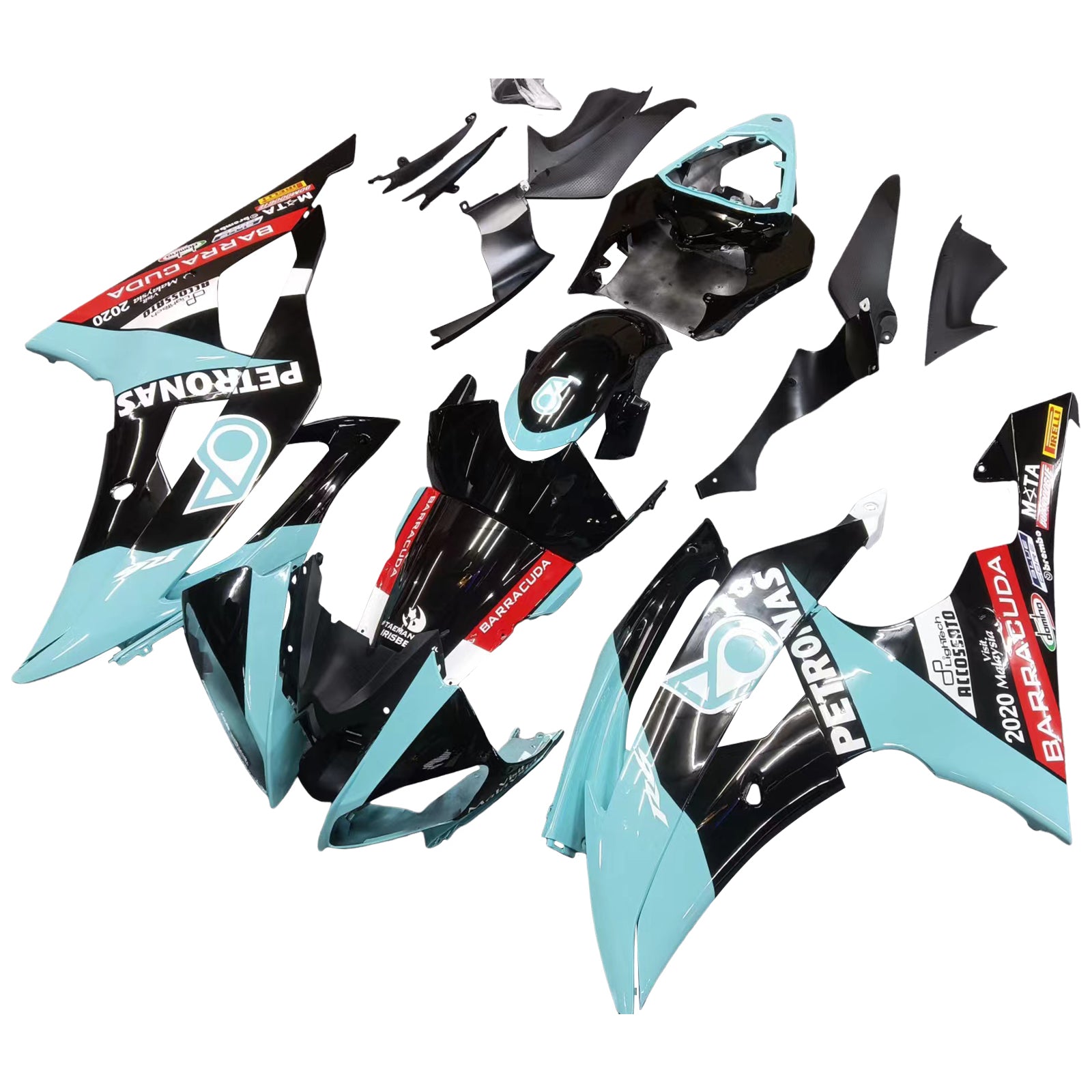 Yamaha YZF 600 R6 2008-2016 Fairing Kit Bodywork Plastic ABS