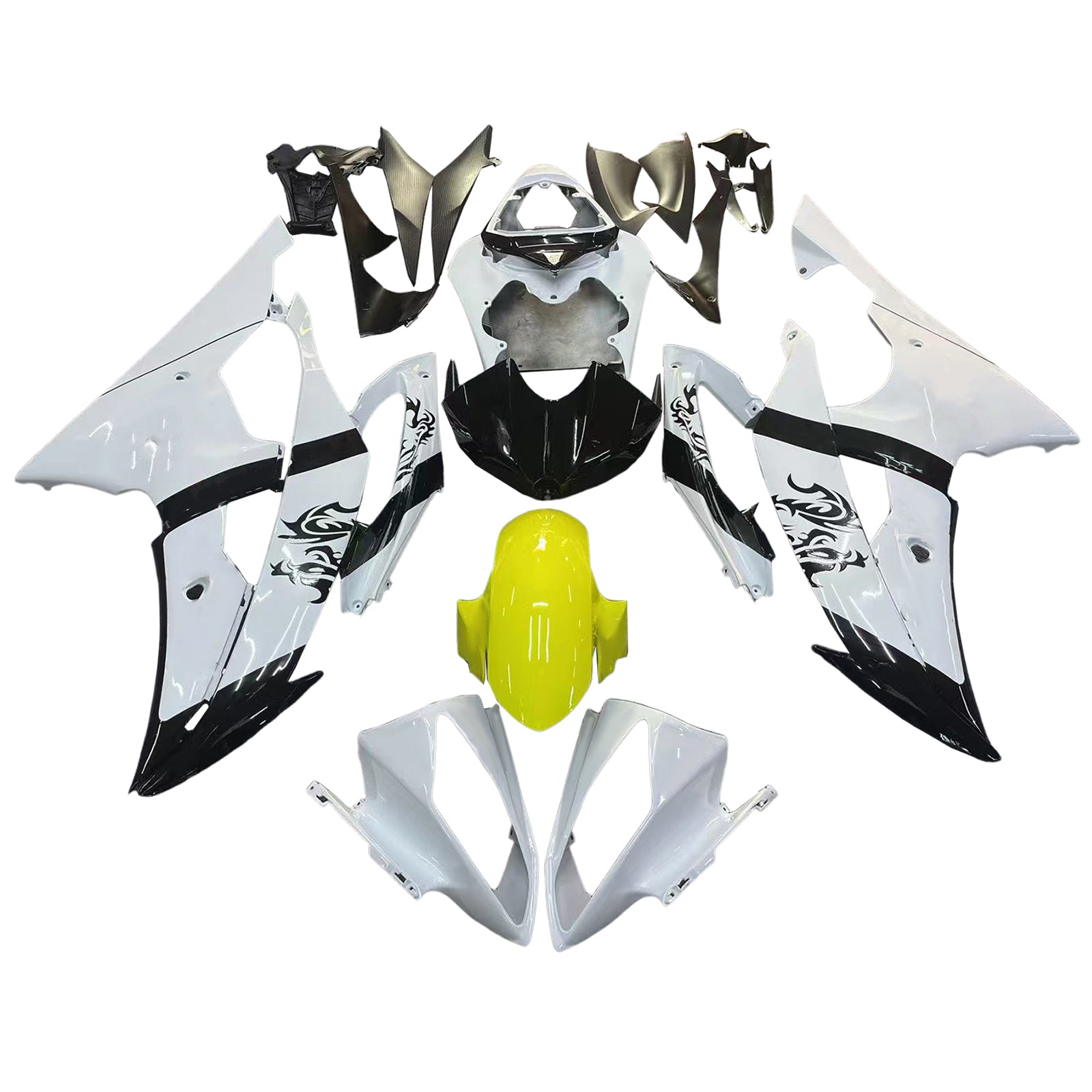 Yamaha YZF 600 R6 2008-2016 Fairing Kit Bodywork Plastic ABS