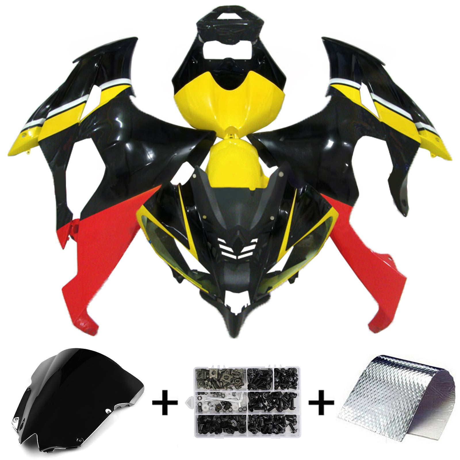 Yamaha YZF 600 R6 2008-2016 Fairing Kit Bodywork Plastic ABS