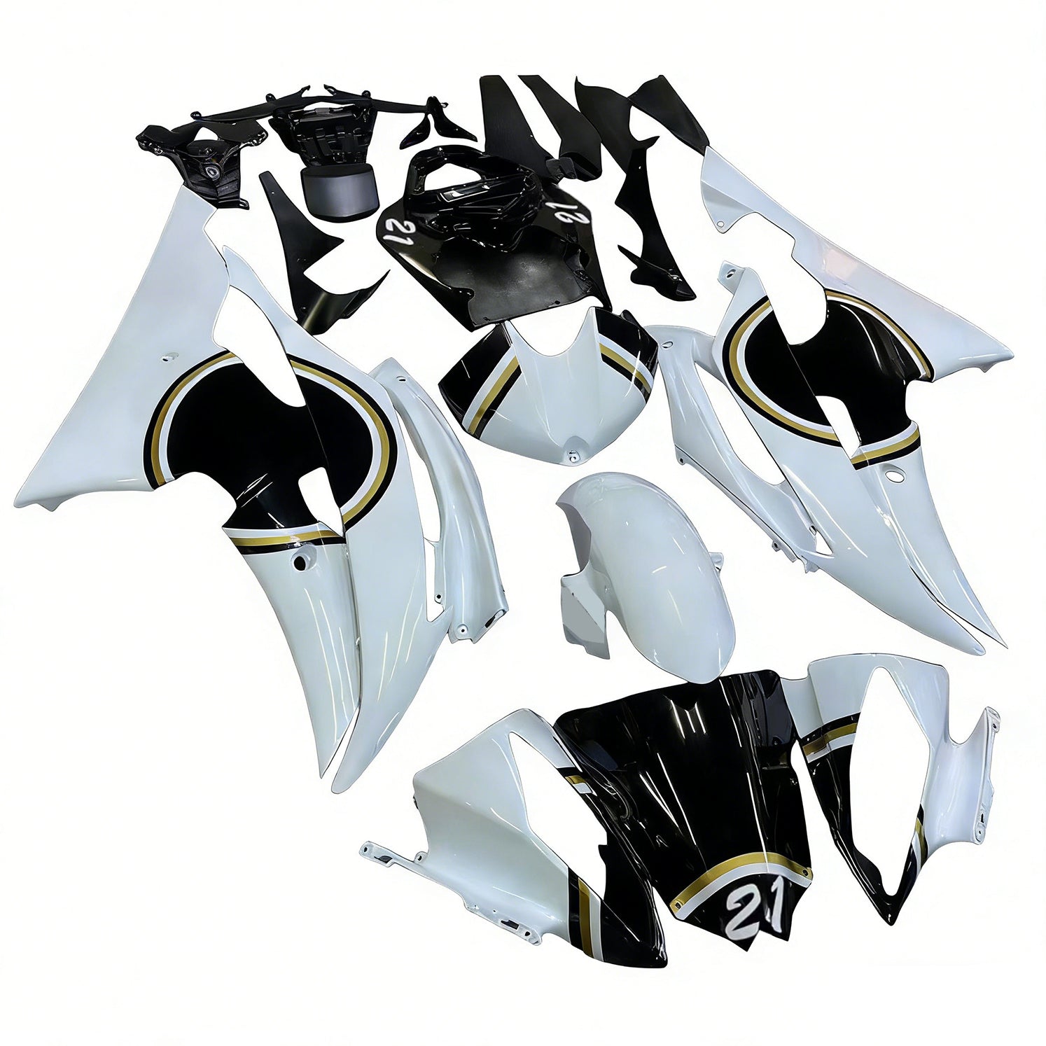 Yamaha YZF 600 R6 2008-2016 Fairing Kit Bodywork Plastic ABS
