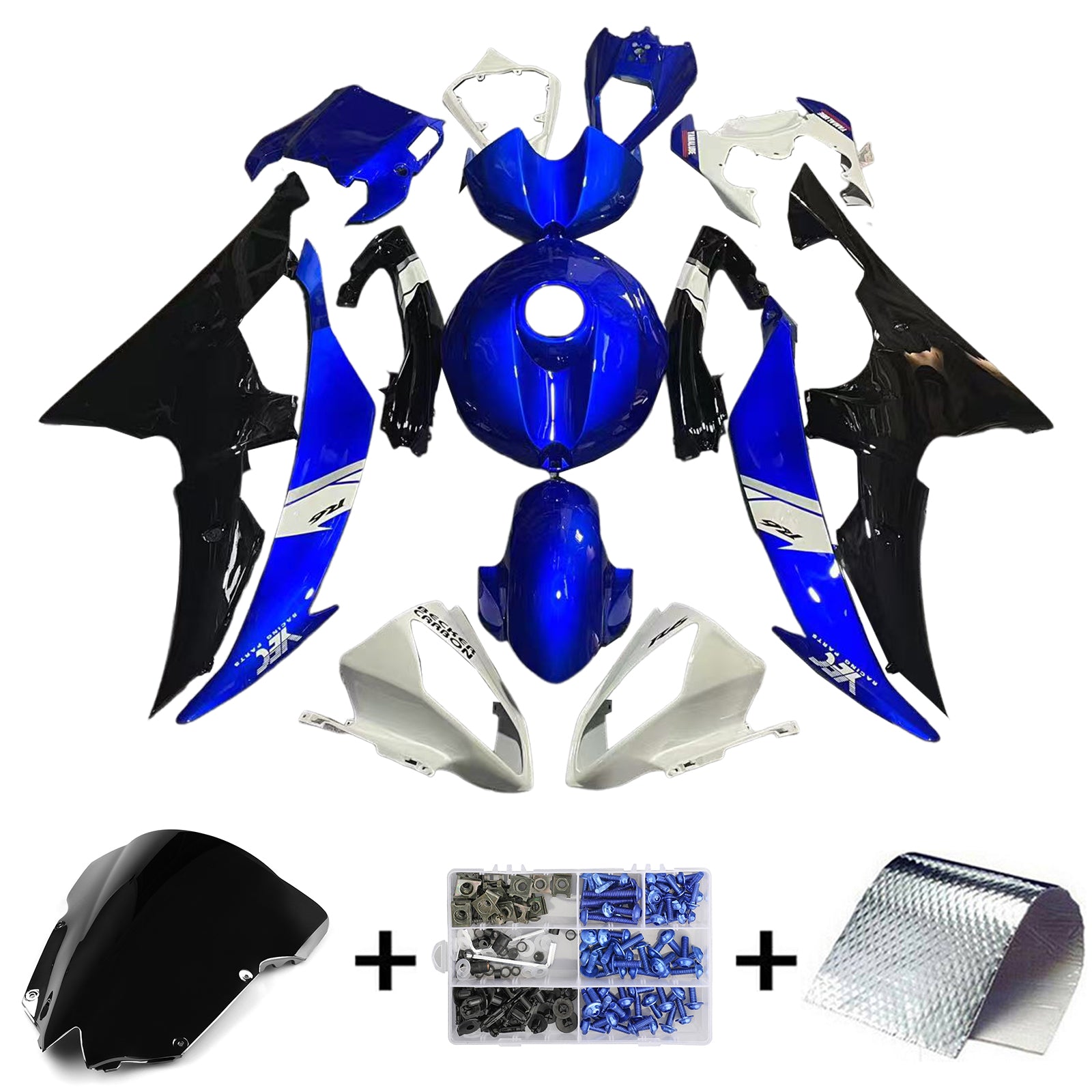 Yamaha YZF 600 R6 2008-2016 Fairing Kit Bodywork Plastic ABS