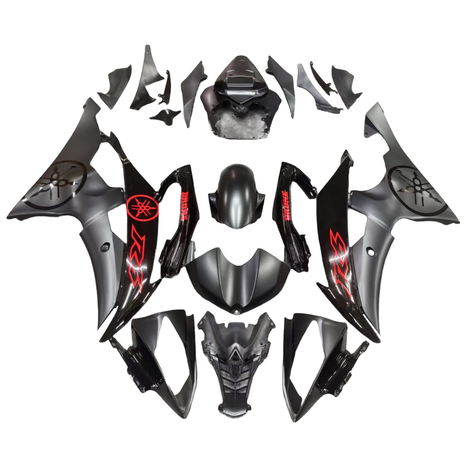 Yamaha YZF 600 R6 2008-2016 Fairing Kit Bodywork Plastic ABS