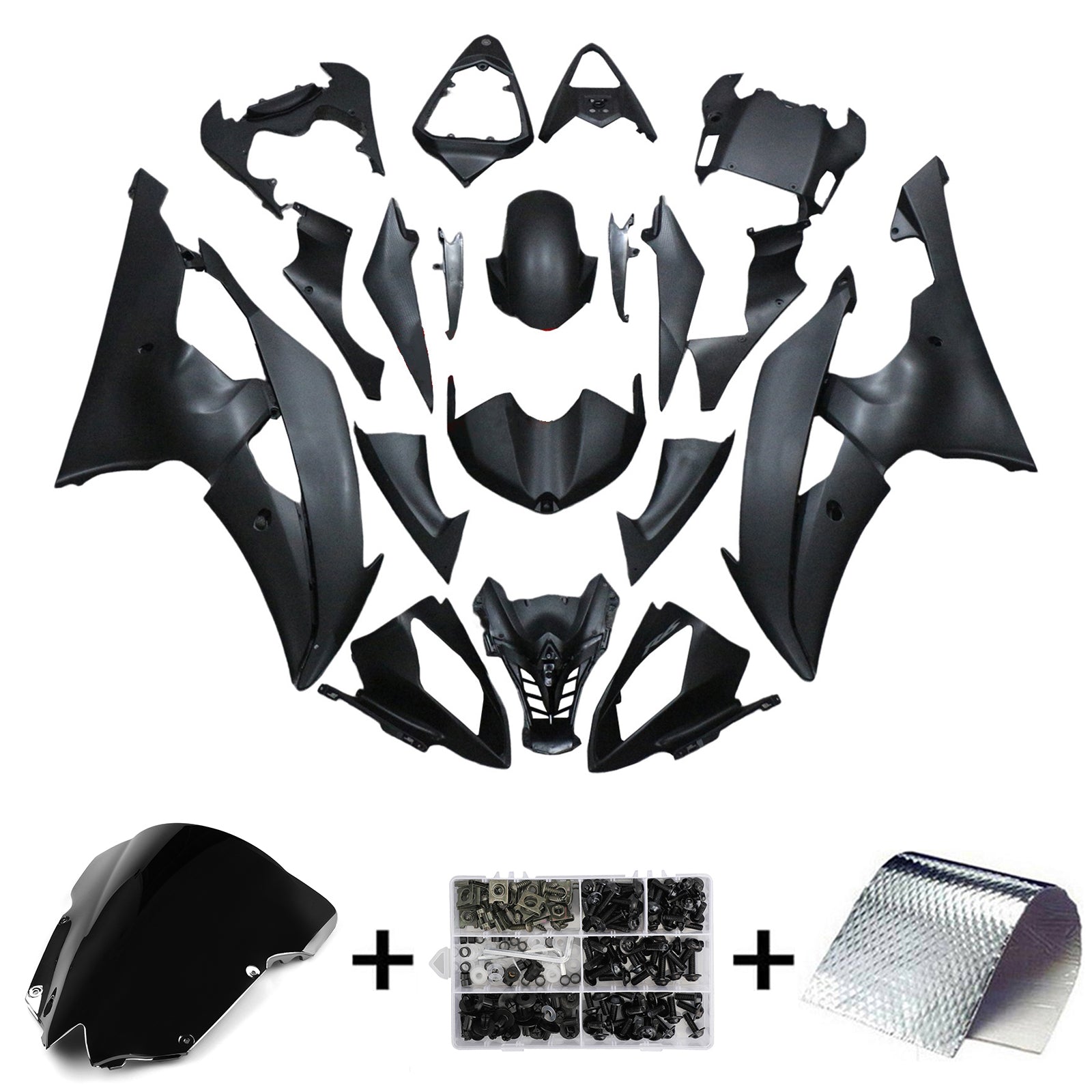 Yamaha YZF 600 R6 2008-2016 Fairing Kit Bodywork Plastic ABS