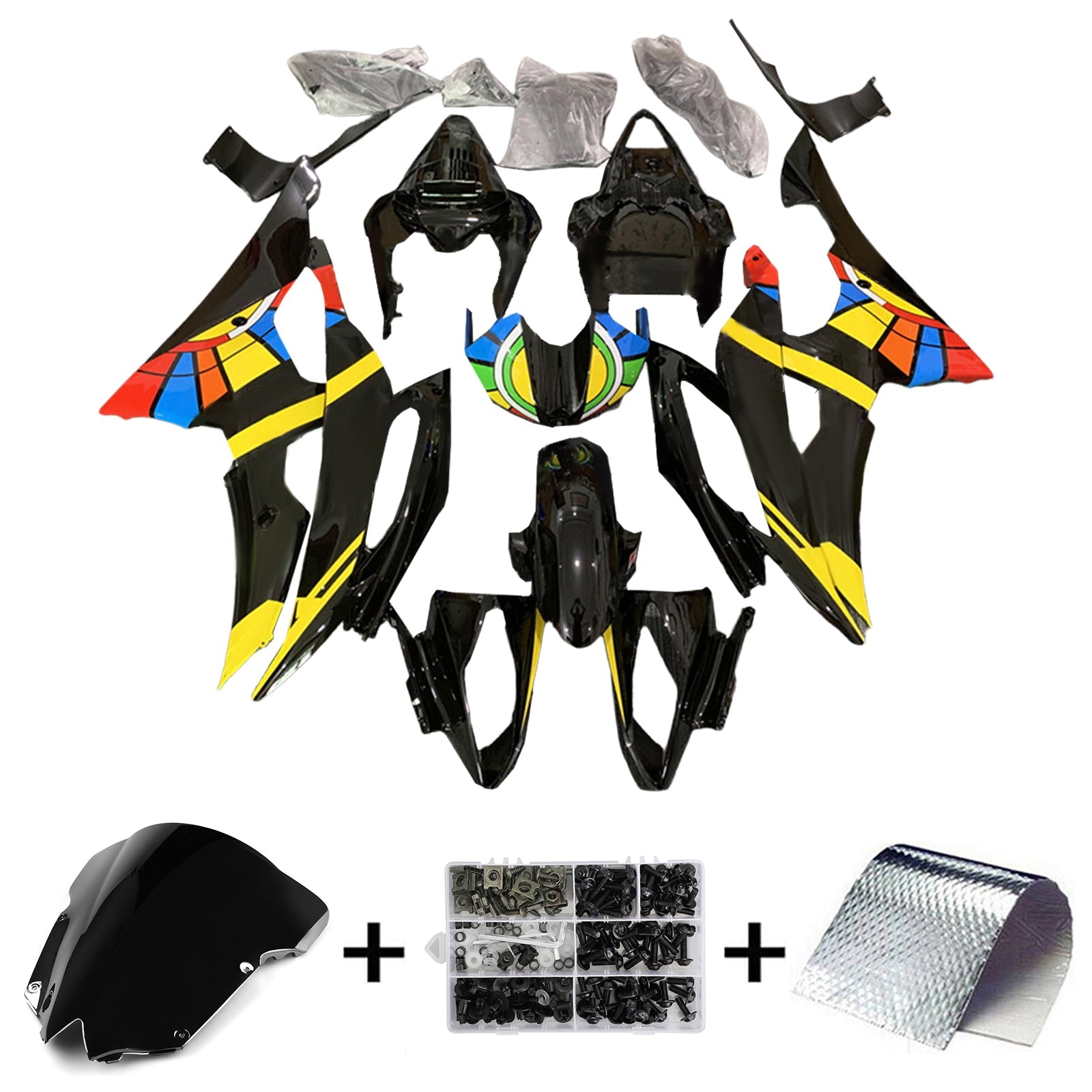Yamaha YZF 600 R6 2008-2016 Fairing Kit Bodywork Plastic ABS