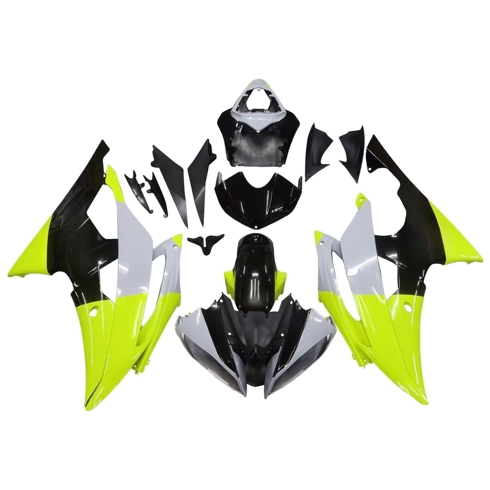 Injection Fairing Kit Bodywork Plastic ABS fit For Yamaha YZF 600 R6 2008-2016