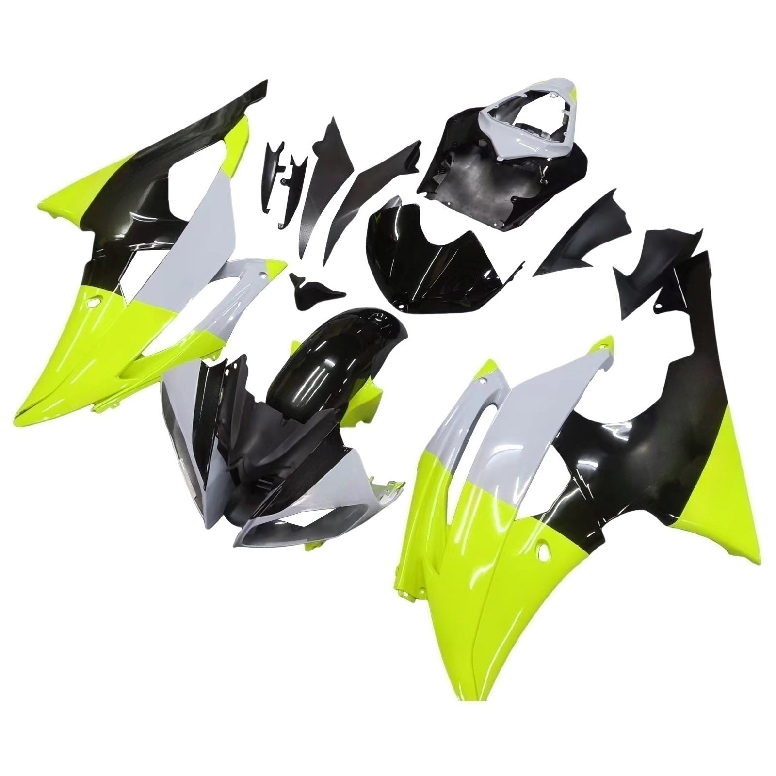 Injection Fairing Kit Bodywork Plastic ABS fit For Yamaha YZF 600 R6 2008-2016