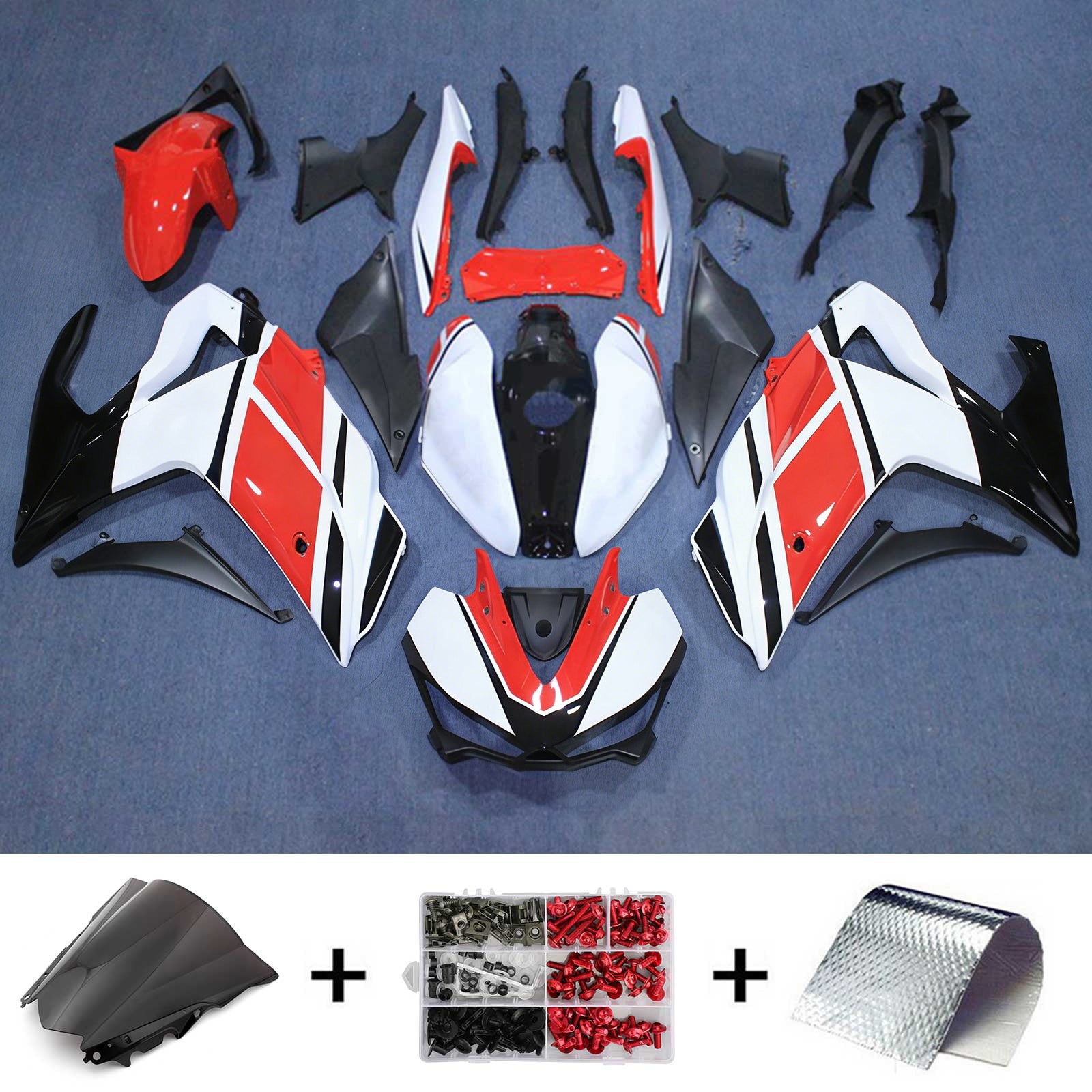 Kit Carenado Para Yamaha YZF-R3 2014-2018 R25 2015-2017 Genérico