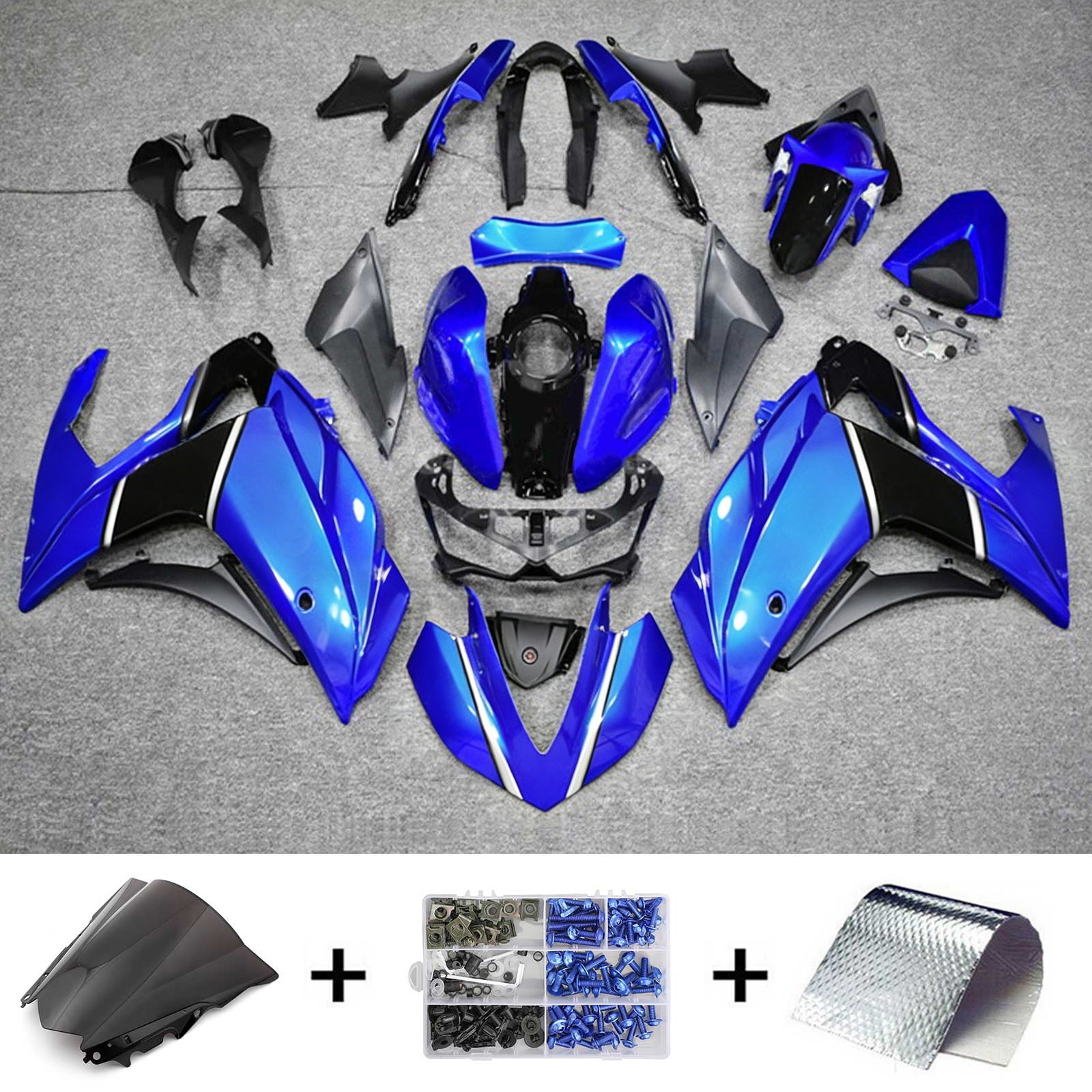 Kit Carenado Para Yamaha YZF-R3 2014-2018 R25 2015-2017 Genérico