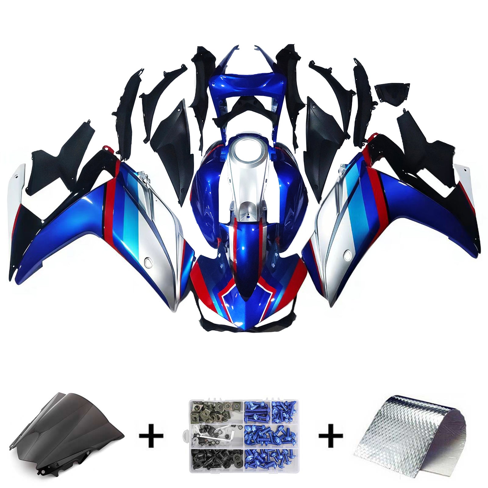 Kit Carenado Para Yamaha YZF-R3 2014-2018 R25 2015-2017 Genérico