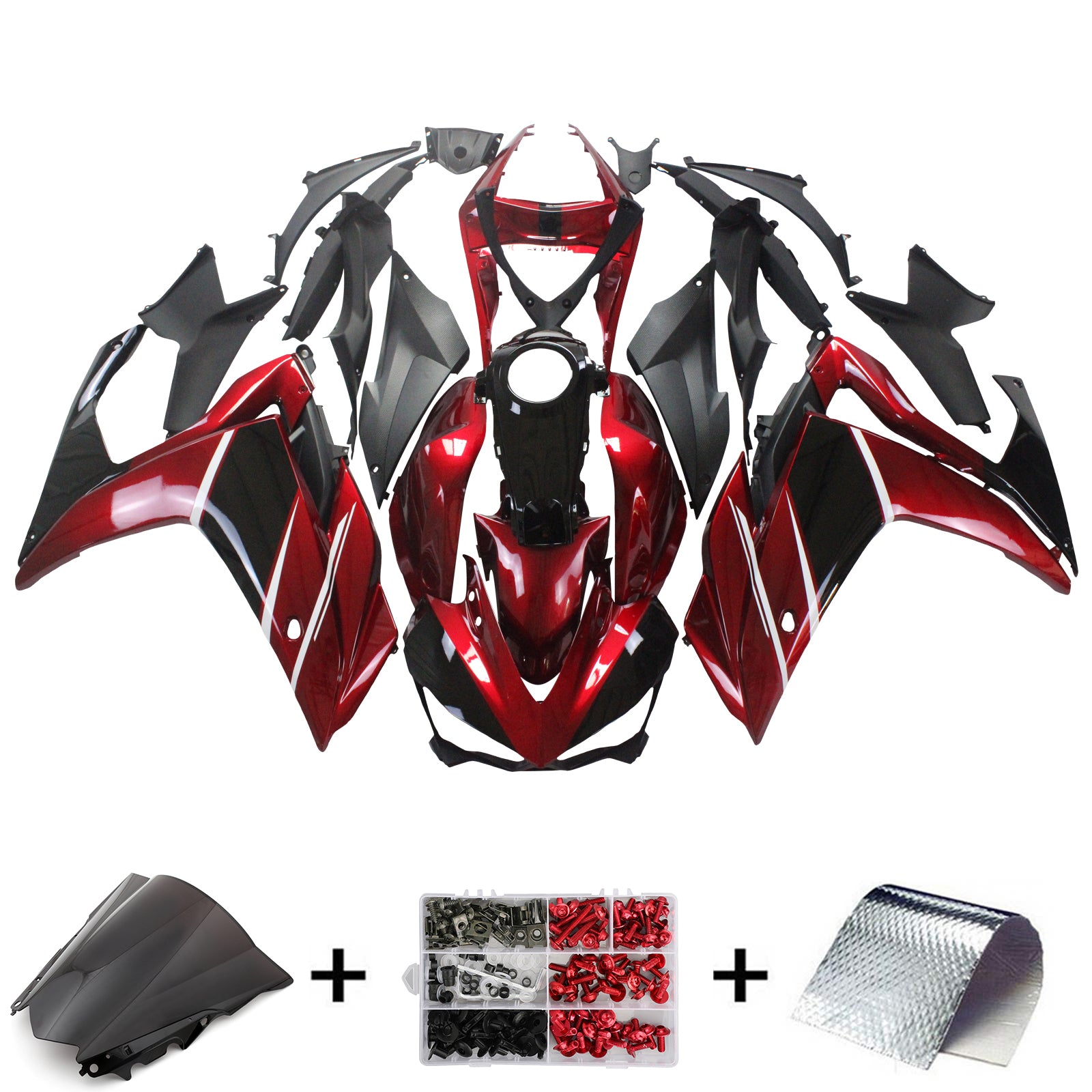 Injection Fairing Kit Bodywork ABS For Yamaha YZF-R3 2014-2018 R25 2015-2017