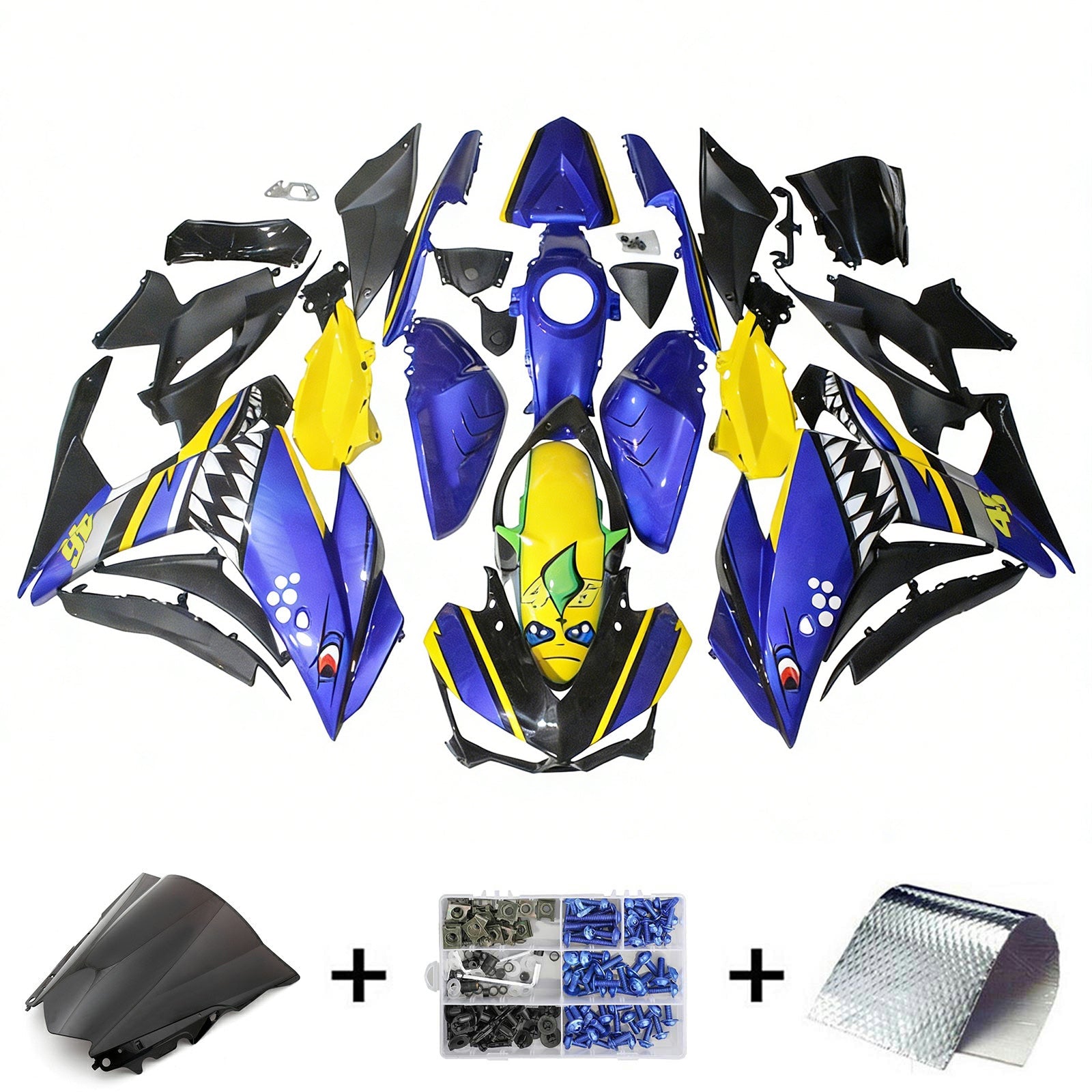 Yamaha YZF-R3 2014-2018 R25 2015-2017 Kit Carenado Carrocería ABS