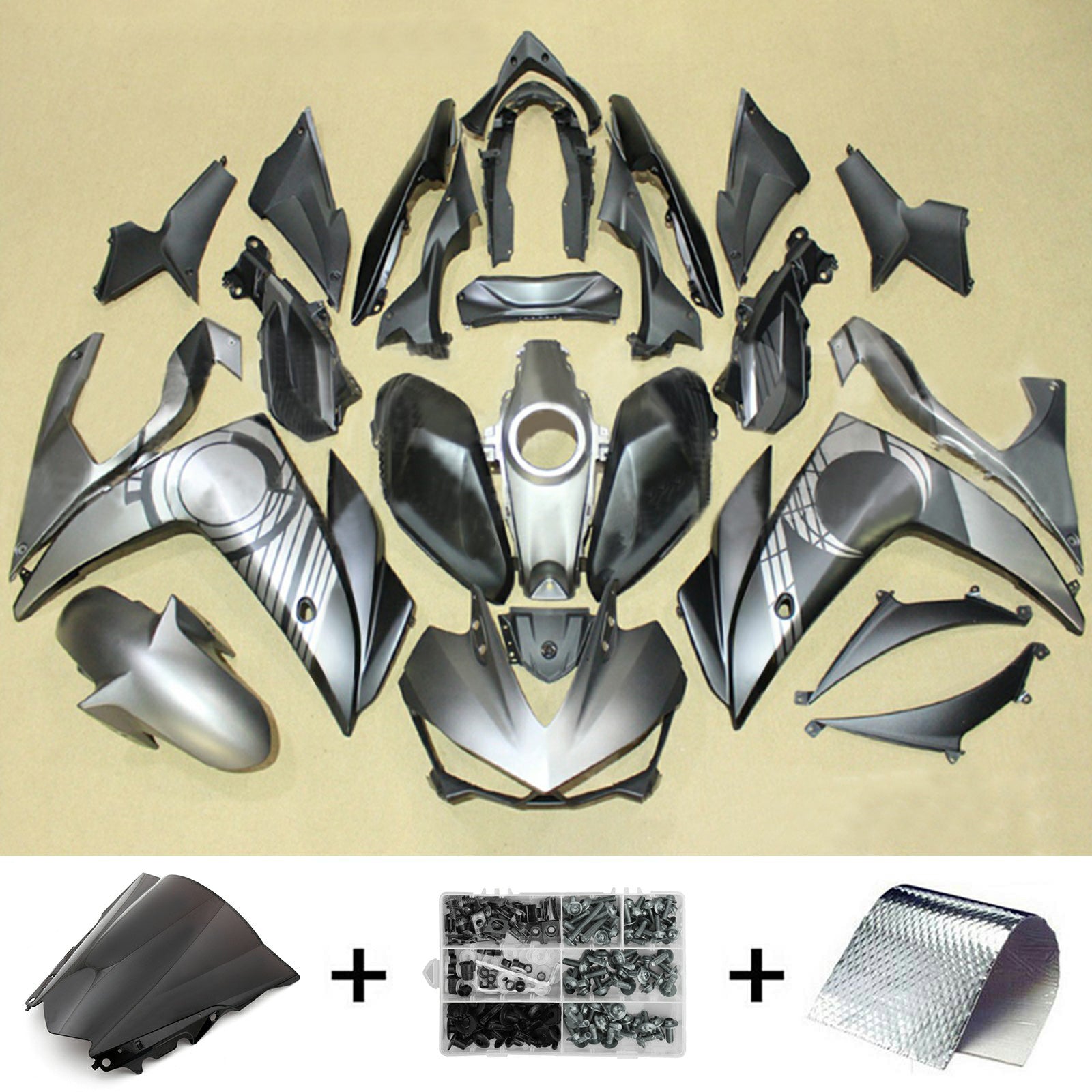 Yamaha YZF-R3 2014-2018 R25 2015-2017 Kit Carenado Carrocería ABS