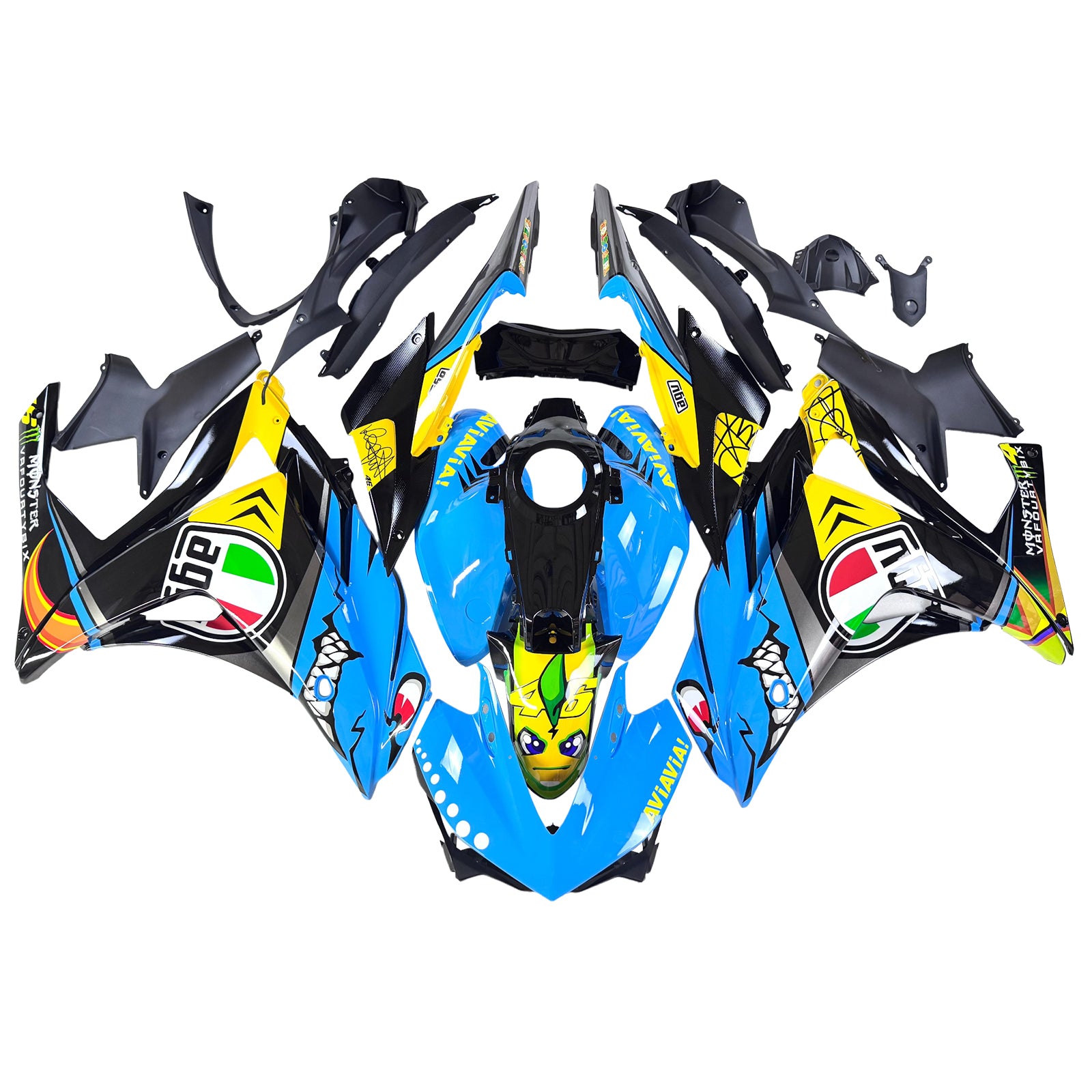 Yamaha YZF-R3 2014-2018 R25 2015-2017 Fairing Kit Bodywork ABS