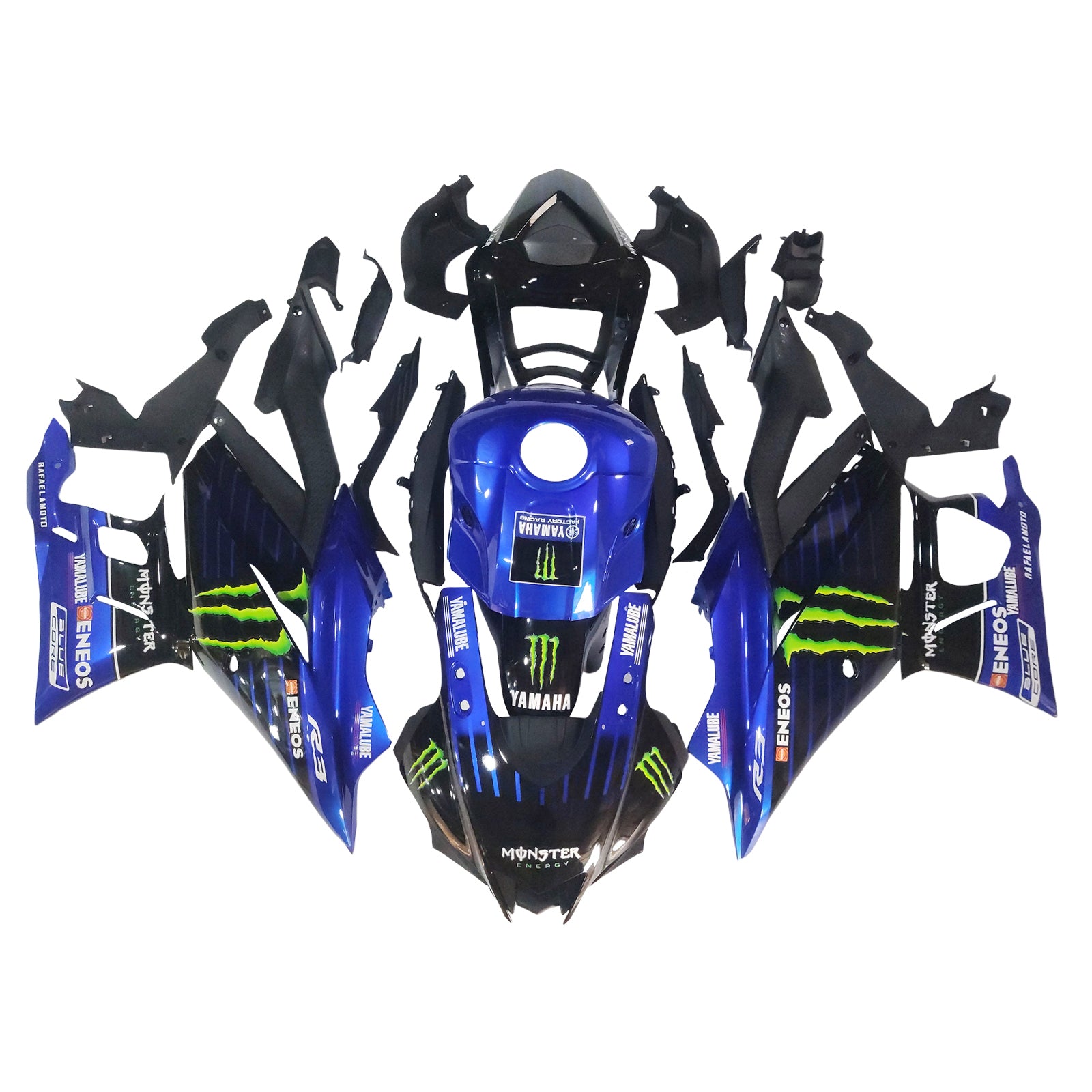 Injection Fairing Kit Bodywork Plastic ABS fit For Yamaha YZF-R3 R25 2019-2021 Generic